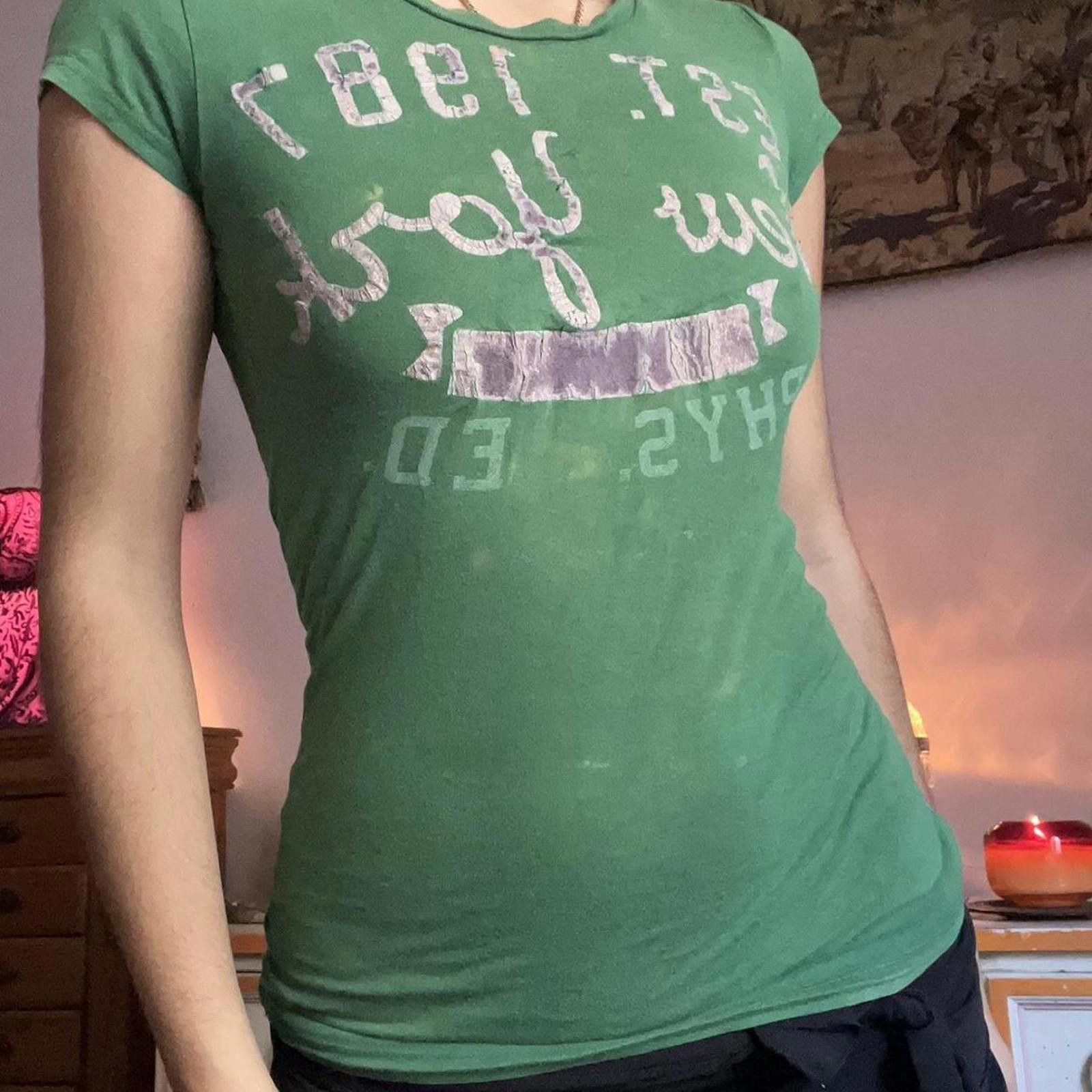 Other Green vintage Y2K baby tee #indie Size S / US 4 / IT 40 - 2 Thumbnail