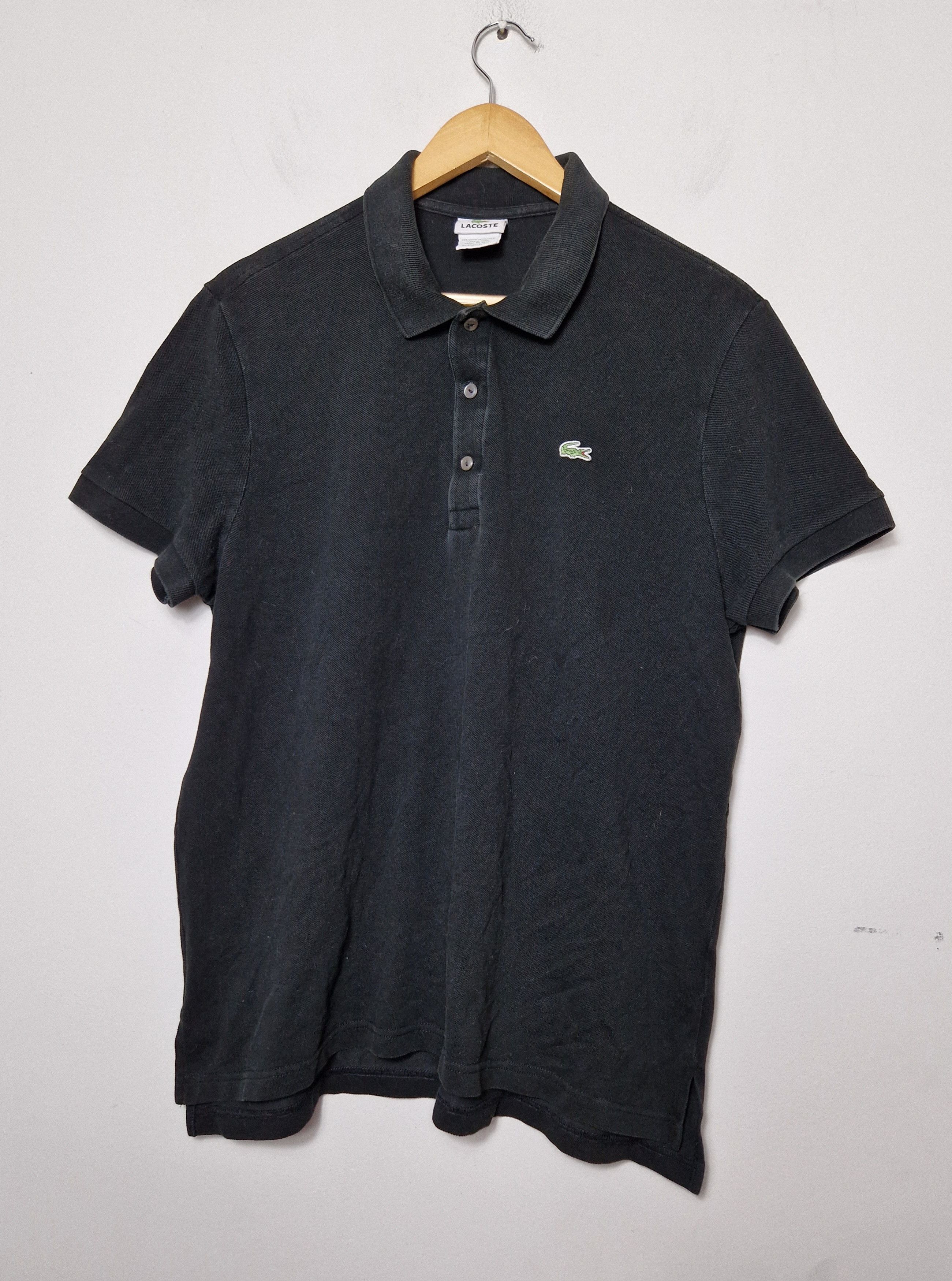 Lacoste Lacoste black polo tee Size US XL / EU 56 / 4 - 1 Thumbnail