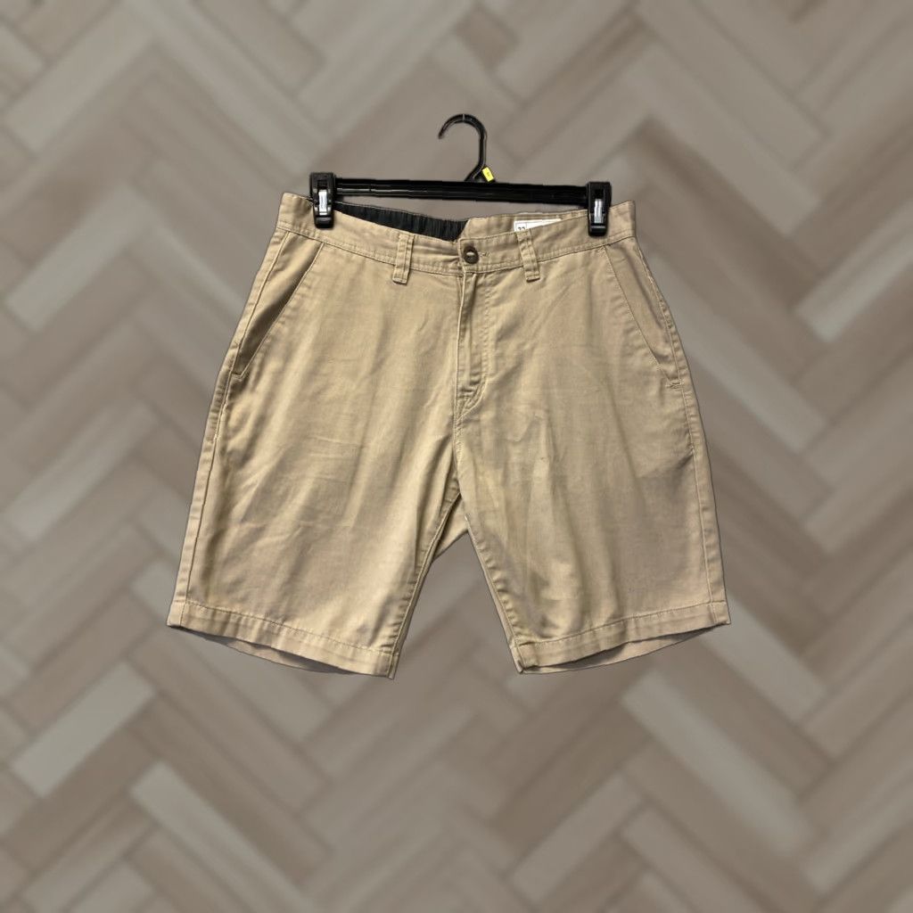 Volcom Volcom Shorts Walk Khaki Chino 32 Casual Modern Fit Mens Size US 32 / EU 48 - 1 Thumbnail