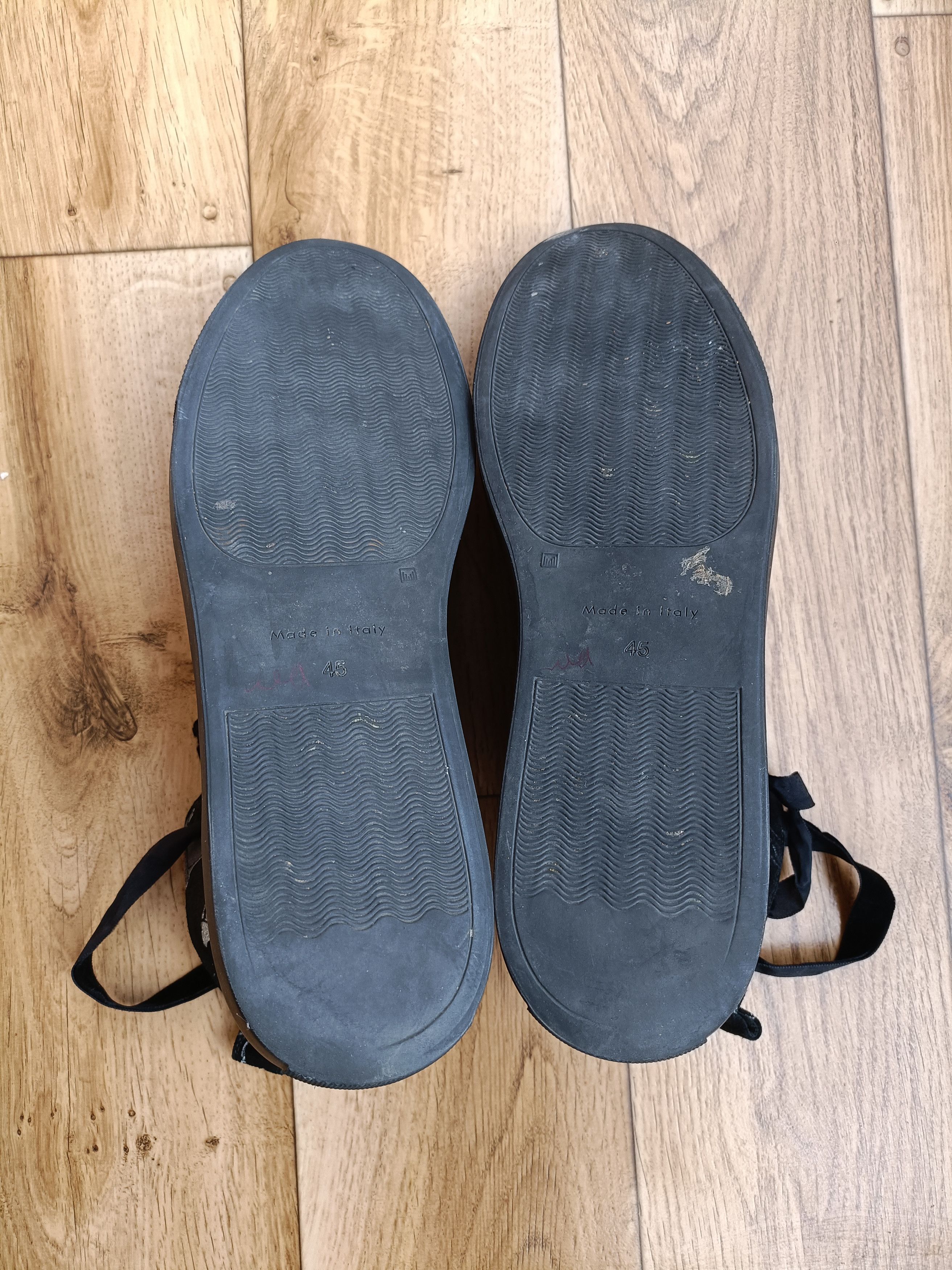 Ann Demeulemeester Ann Demeulemeester Black Suede Splatter Size US 12 / EU 45 - 12 Thumbnail