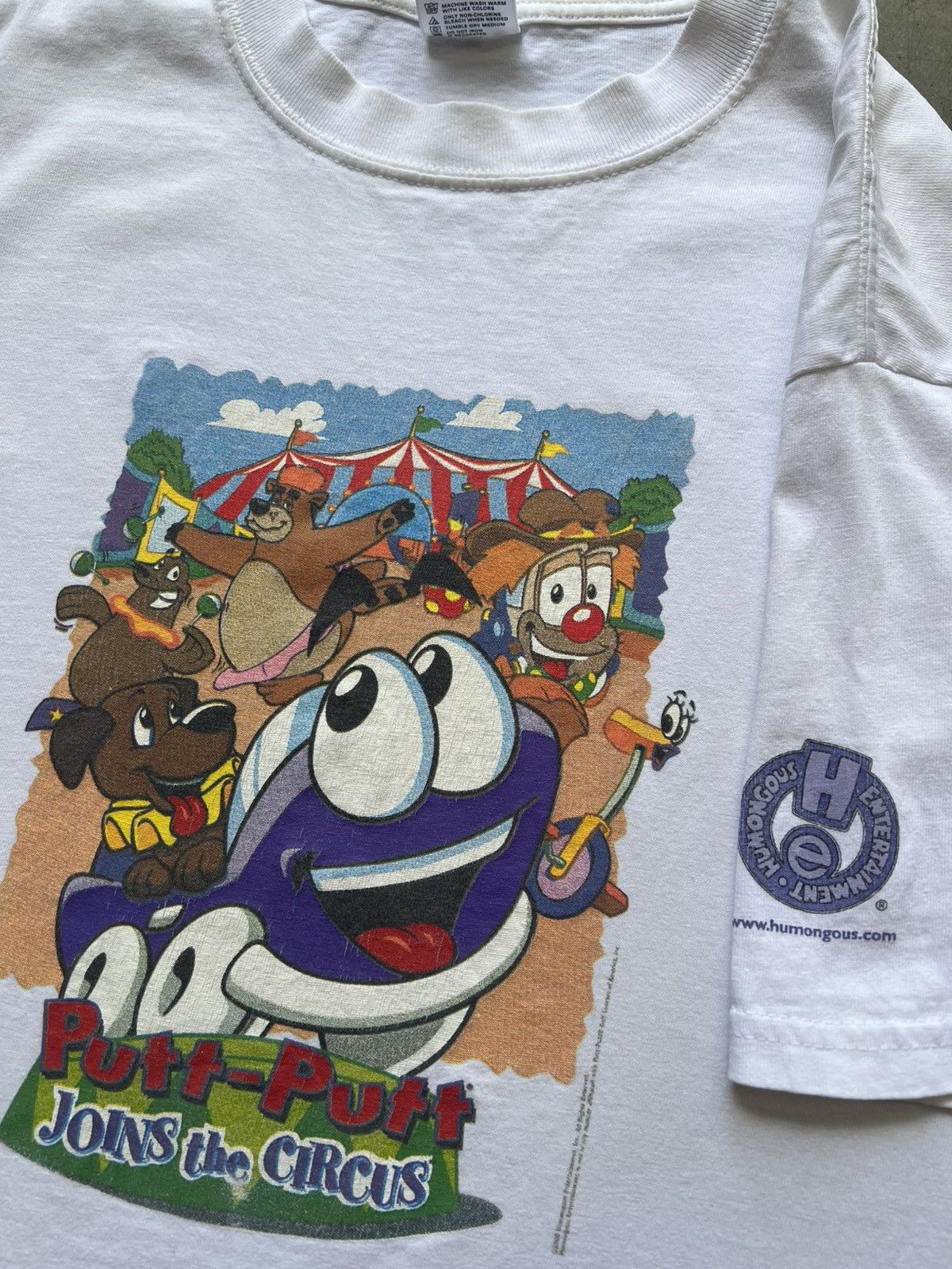 Anvil × Vintage 2000 Putt-putt Joins The Circus Video Game Promo Tee Shirt Size US L / EU 52-54 / 3 - 5 Thumbnail