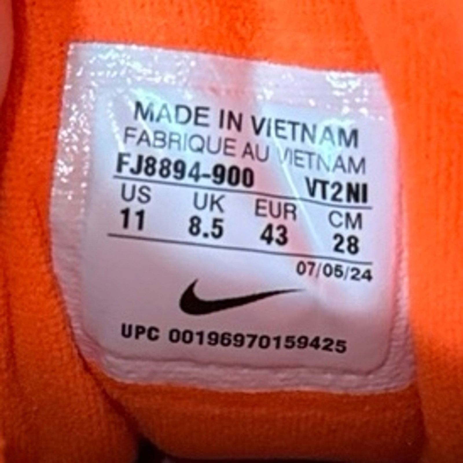 Nike Nike ID Air Max 97 By You Aqua Blue Orange Size US 11 / EU 44 - 10 Thumbnail