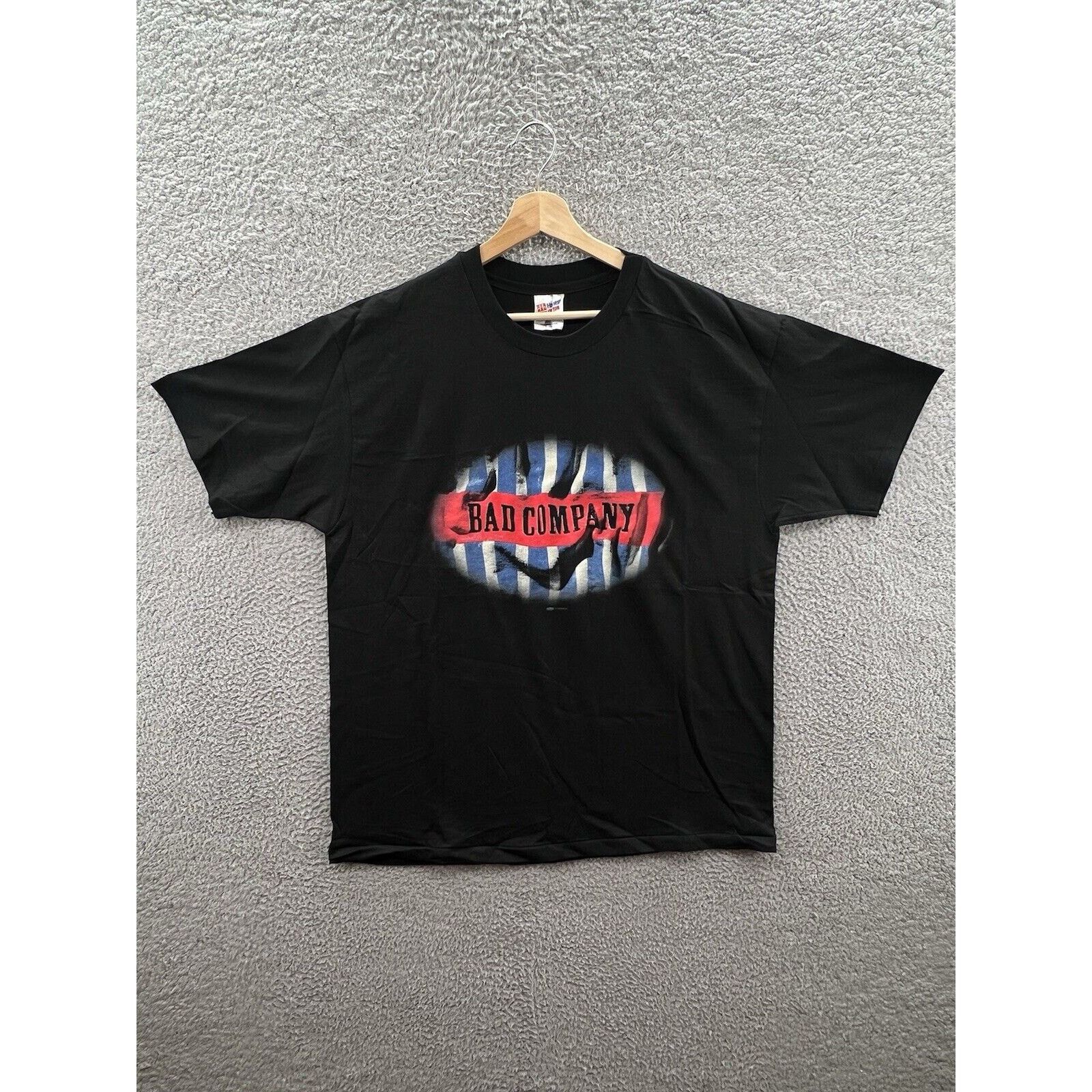 Hanes Hanes Bad Company Company Of Strangers World Tour 1995 Tee Size US XL / EU 56 / 4 - 1 Thumbnail