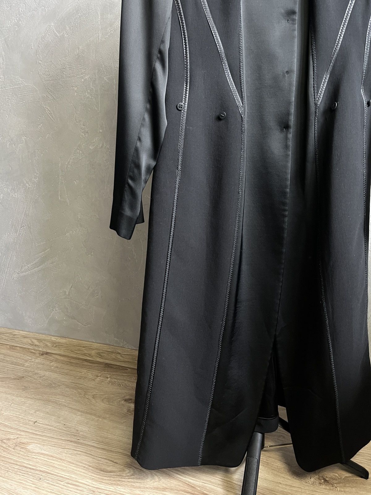 Donna Karan Donna Karan New York Archive Asymmetric Wool Coat Size L / US 10 / IT 46 - 5 Thumbnail