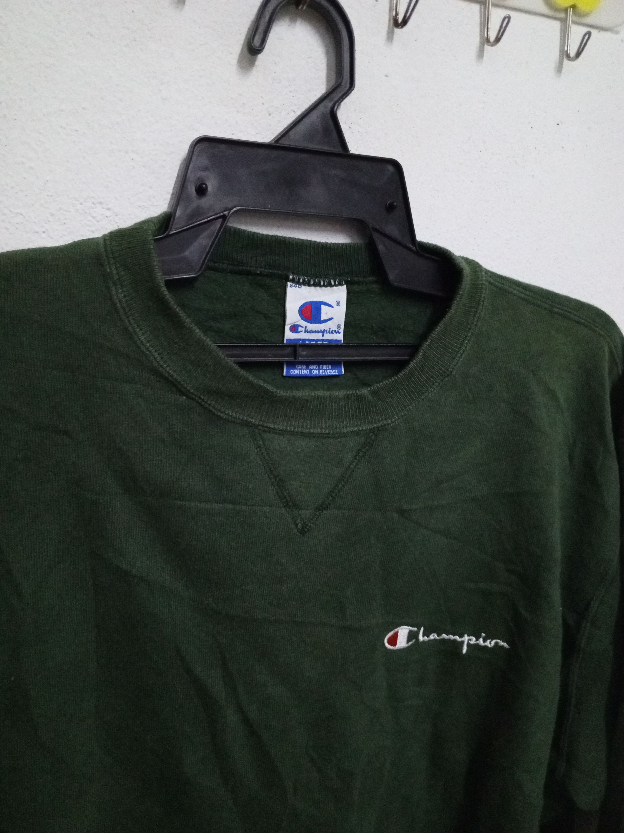 Champion { 90s vintage} champion green sweatshirt Size US XL / EU 56 / 4 - 5 Thumbnail