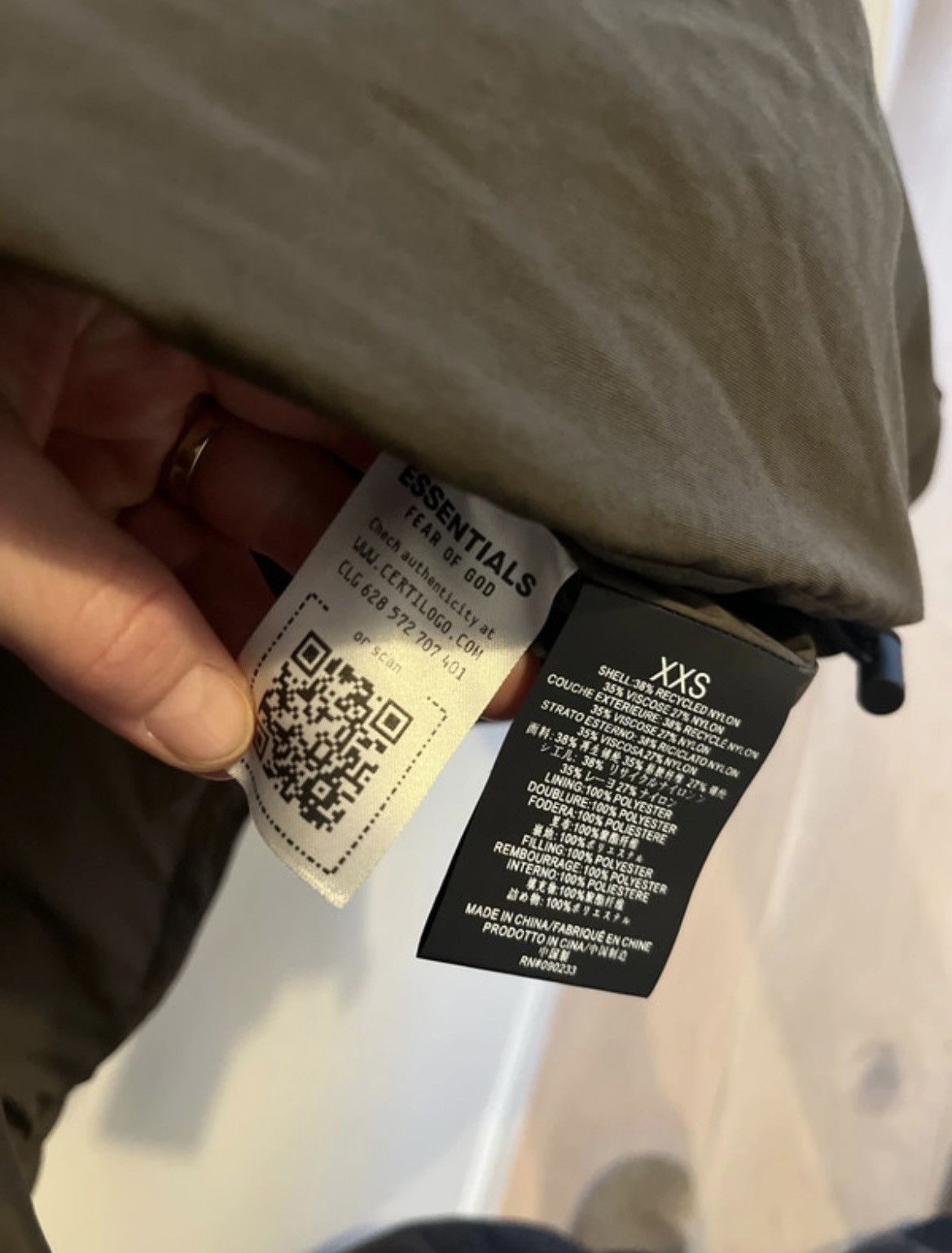 Fear of God Military nylon bomberjacket Size XXS / US 00 / IT 34 - 3 Thumbnail