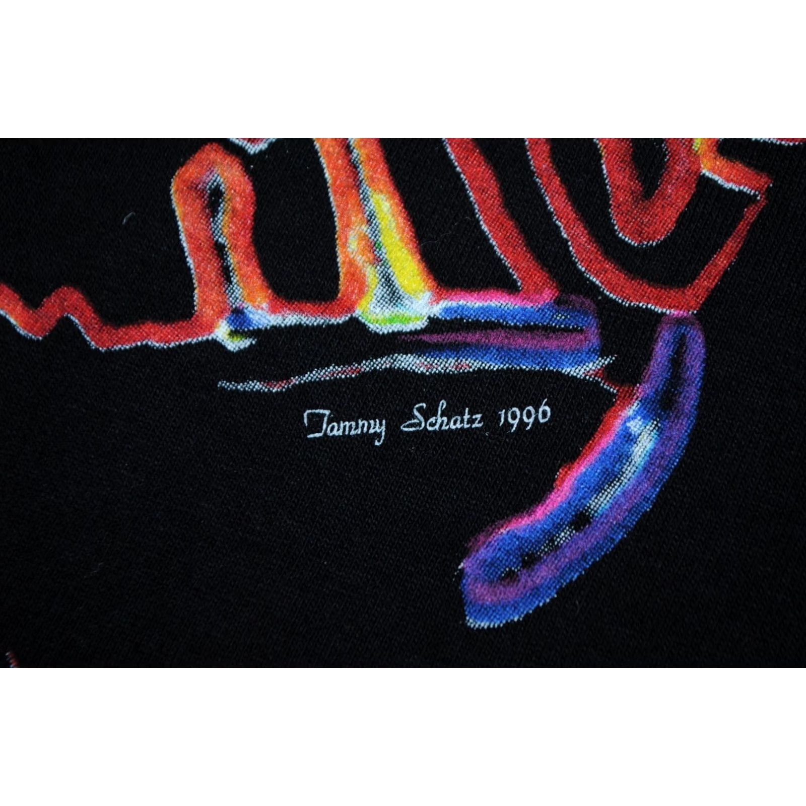 Vintage VTG JIMI HENDRIX ISLAND SHIRTWORKS 1996 T-SHIRT BLACK XL Mens Shirts Size US XL / EU 56 / 4 - 4 Thumbnail