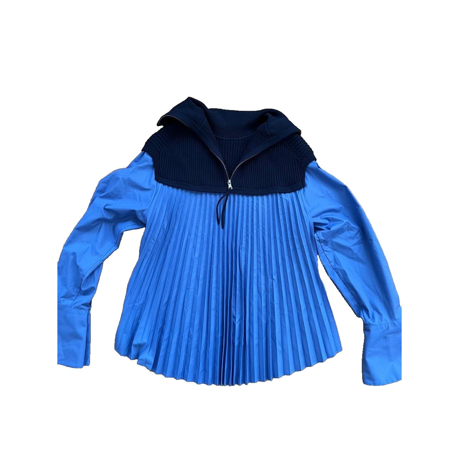 Jonathan Simkhai Jonathan SIMKHAI Women Zip Blue Medium A000877 Size M / US 6-8 / IT 42-44 - 4 Thumbnail