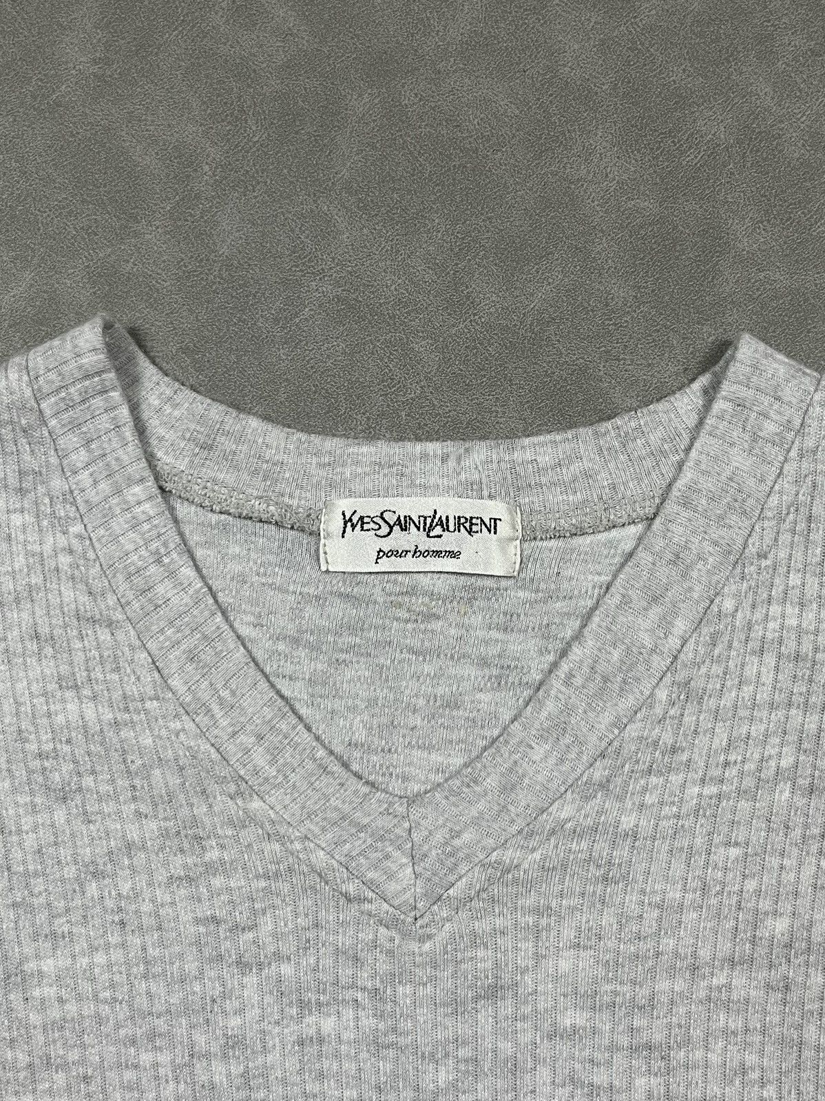 Yves Saint Laurent 90s YSL embroidery tee Size US M / EU 48-50 / 2 - 5 Thumbnail