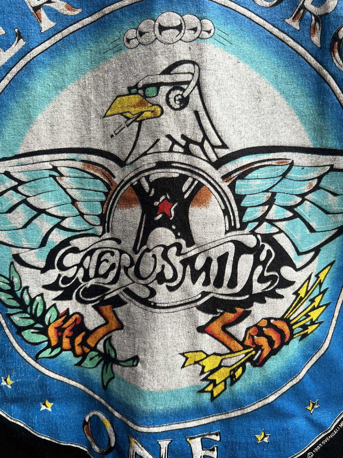 Vintage Aerosmith shirt 90s Size US M / EU 48-50 / 2 - 4 Thumbnail