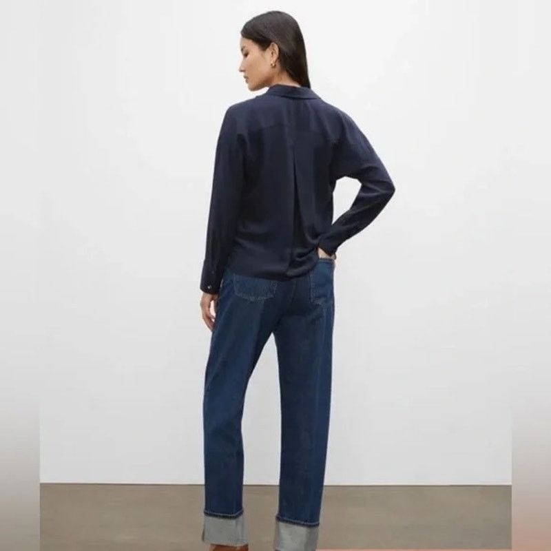 Club Monaco Club Monaco Cuffed Ankle High Rise Jeans Blue Womens 26 Size 26" / US 2 / IT 38 - 10 Thumbnail