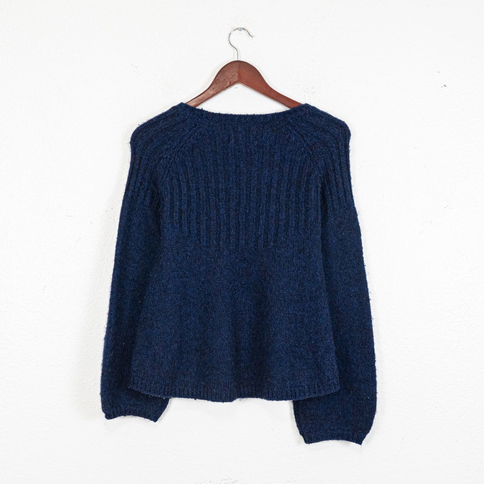 ba&sh Ba&sh Navy blue Textured knit Sweater Pullover sz 0 Size XS / US 0-2 / IT 36-38 - 8 Thumbnail