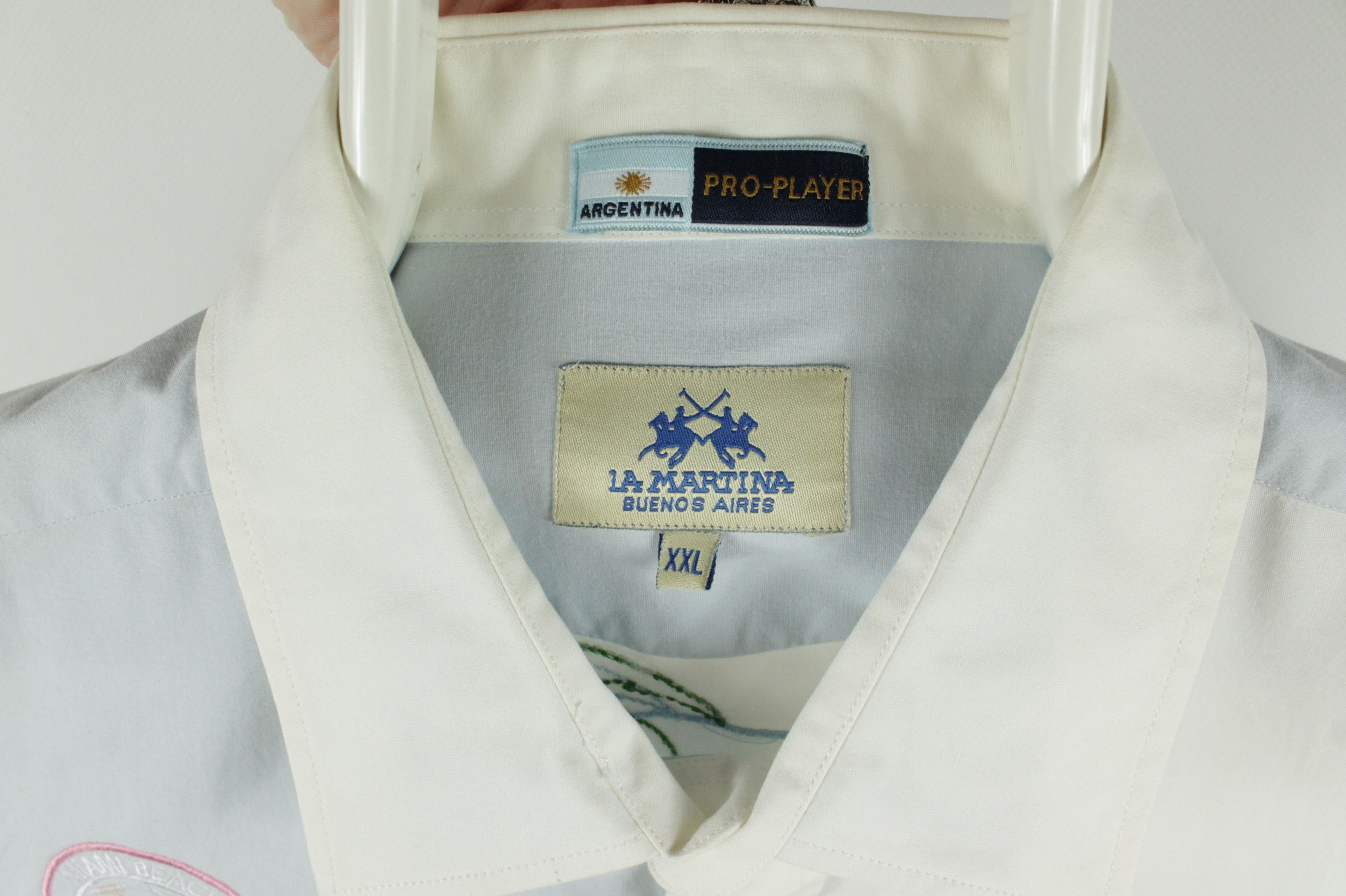 La Martina La Martina Polo Pro-Player Alligator Club Palm Beach Shirt Size US XXL / EU 58 / 5 - 3 Thumbnail