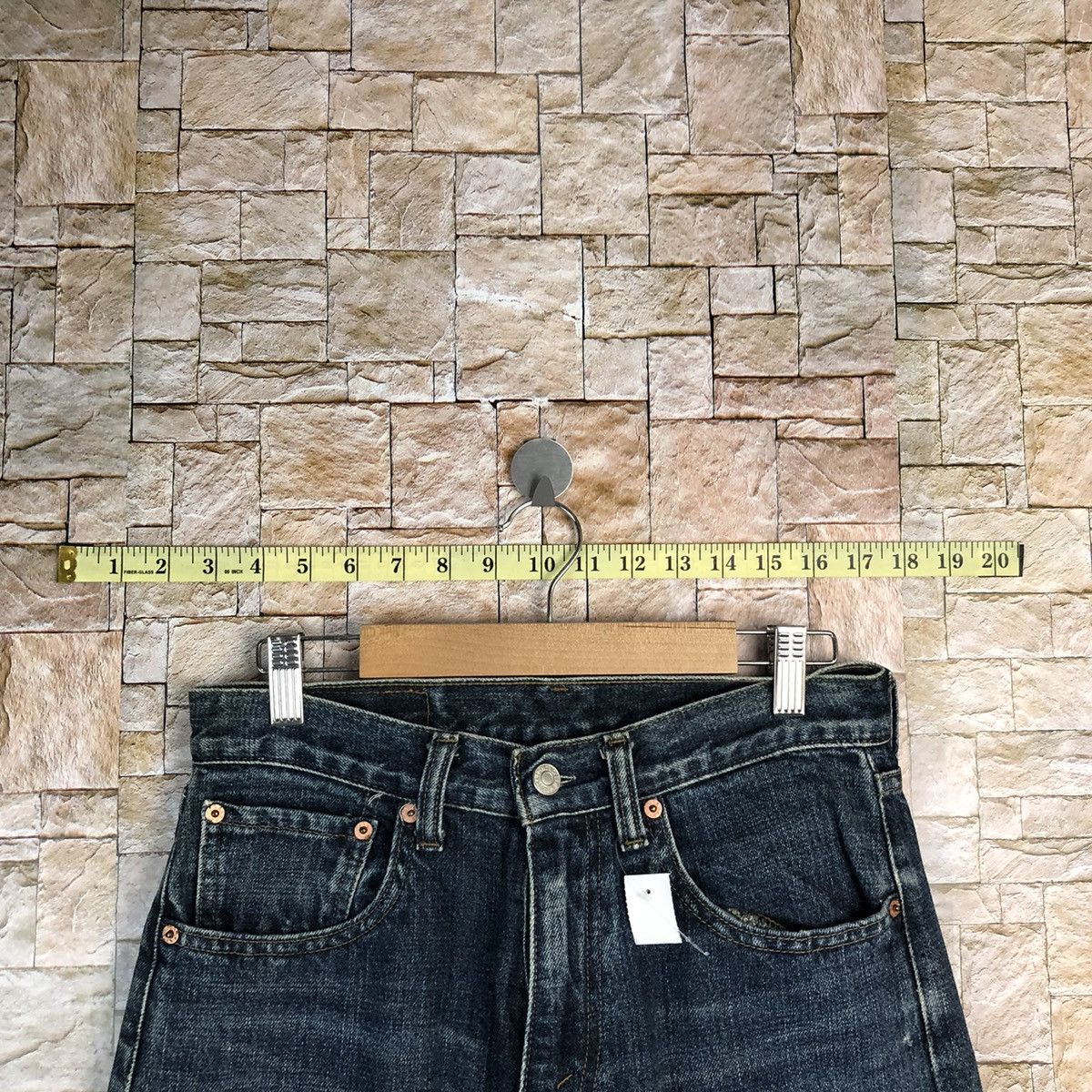 Levi's 534 Levis Blue Denim jeans Pants #7570 Size US 28 / EU 44 - 4 Thumbnail