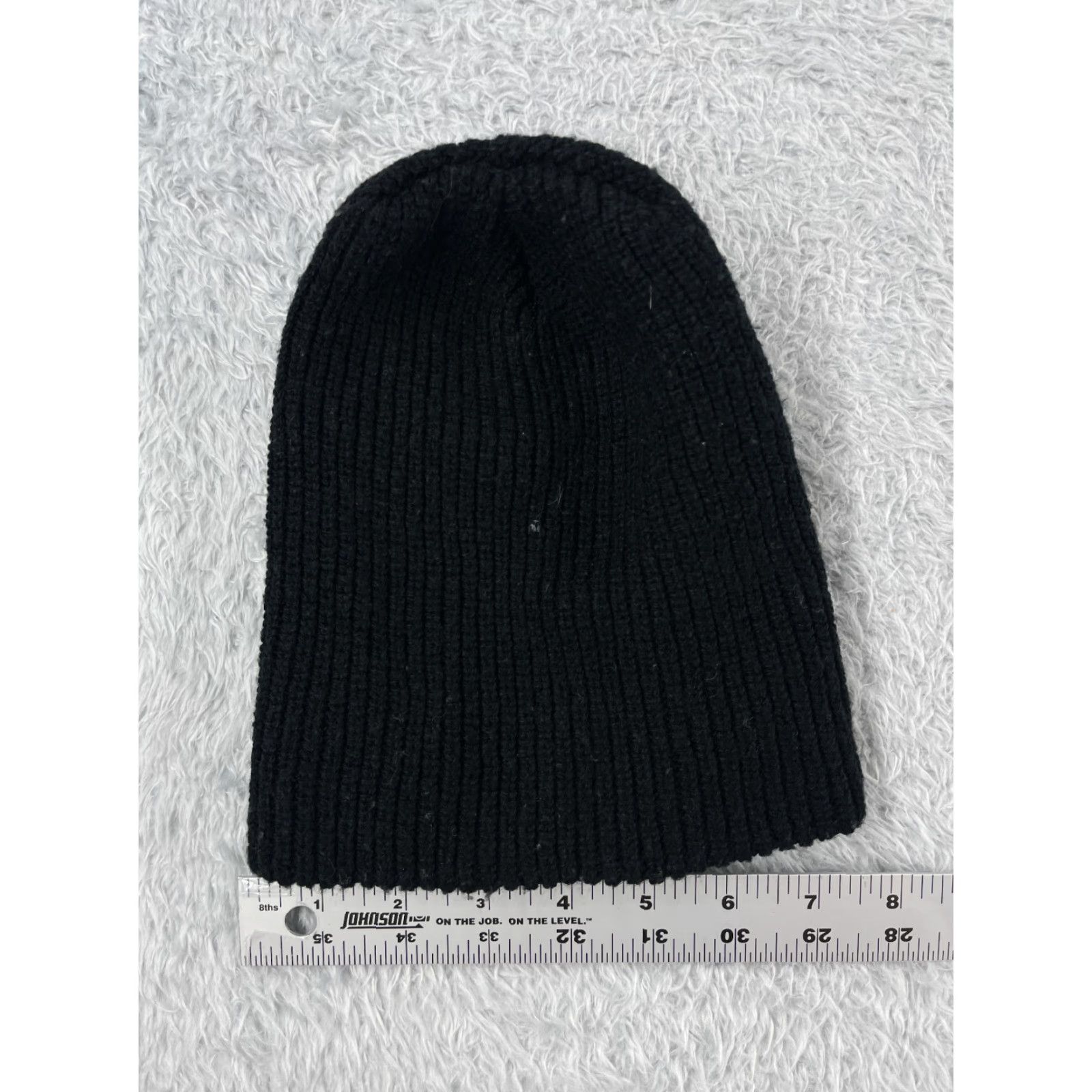 Vintage Unbranded Beanie Adult One Size Black Knit Ribbed 100% Acrylic Winter Ski Hat/Toque Mens Womens Unisex Adults Black Winter Beanie 100% Acrylic Size ONE SIZE - 3 Thumbnail