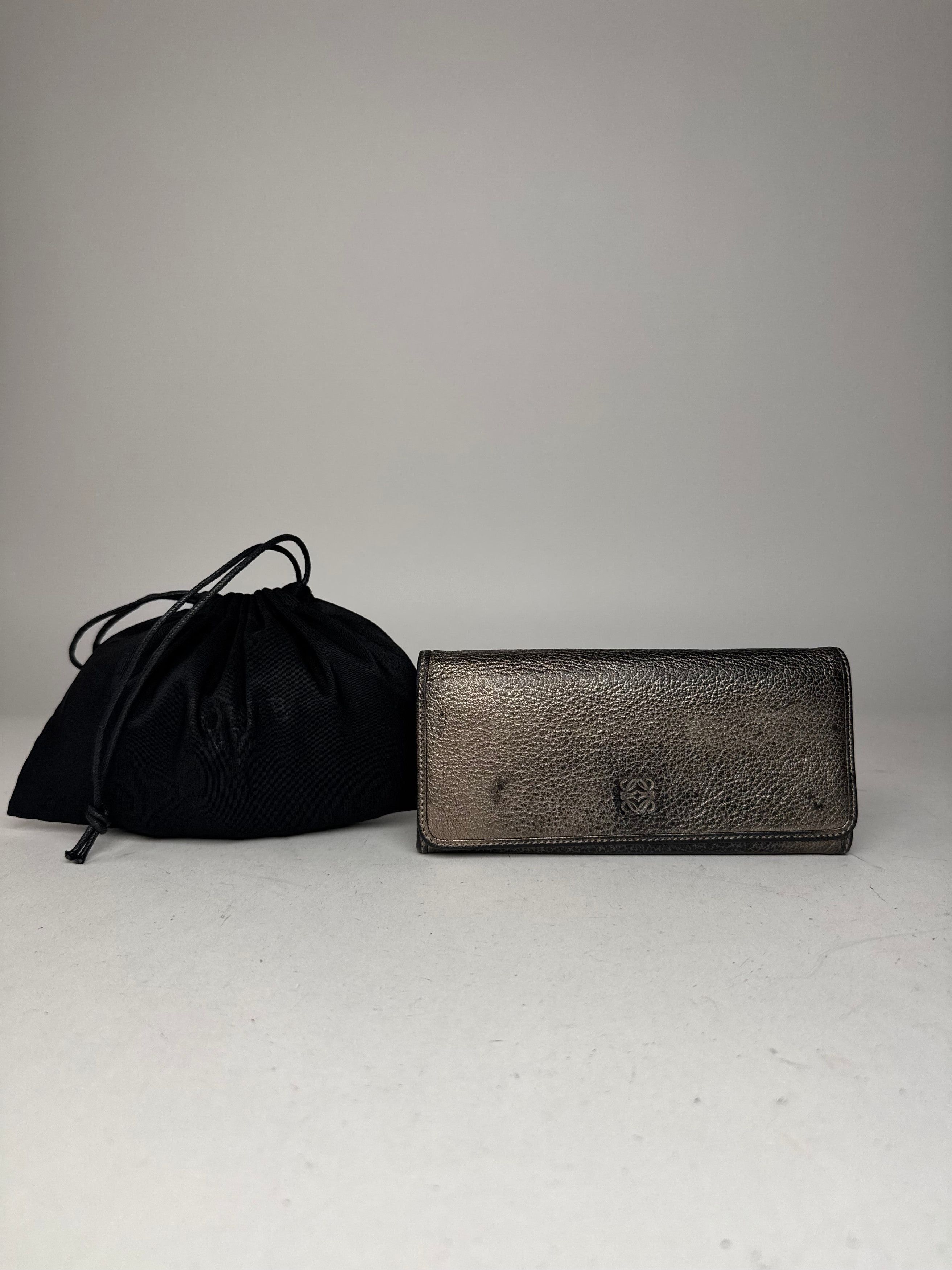 Loewe Vintage Madrid Leather Wallet Anthracite Size ONE SIZE - 1 Thumbnail