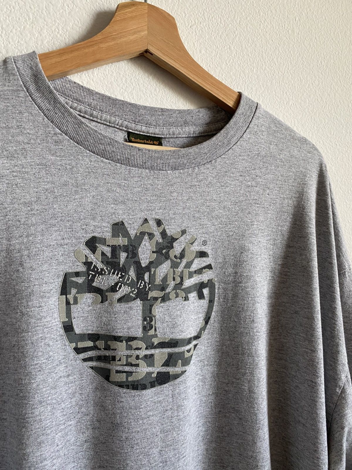 Timberland Vintage 00s Timberland Logo Tee Size US XL / EU 56 / 4 - 4 Thumbnail