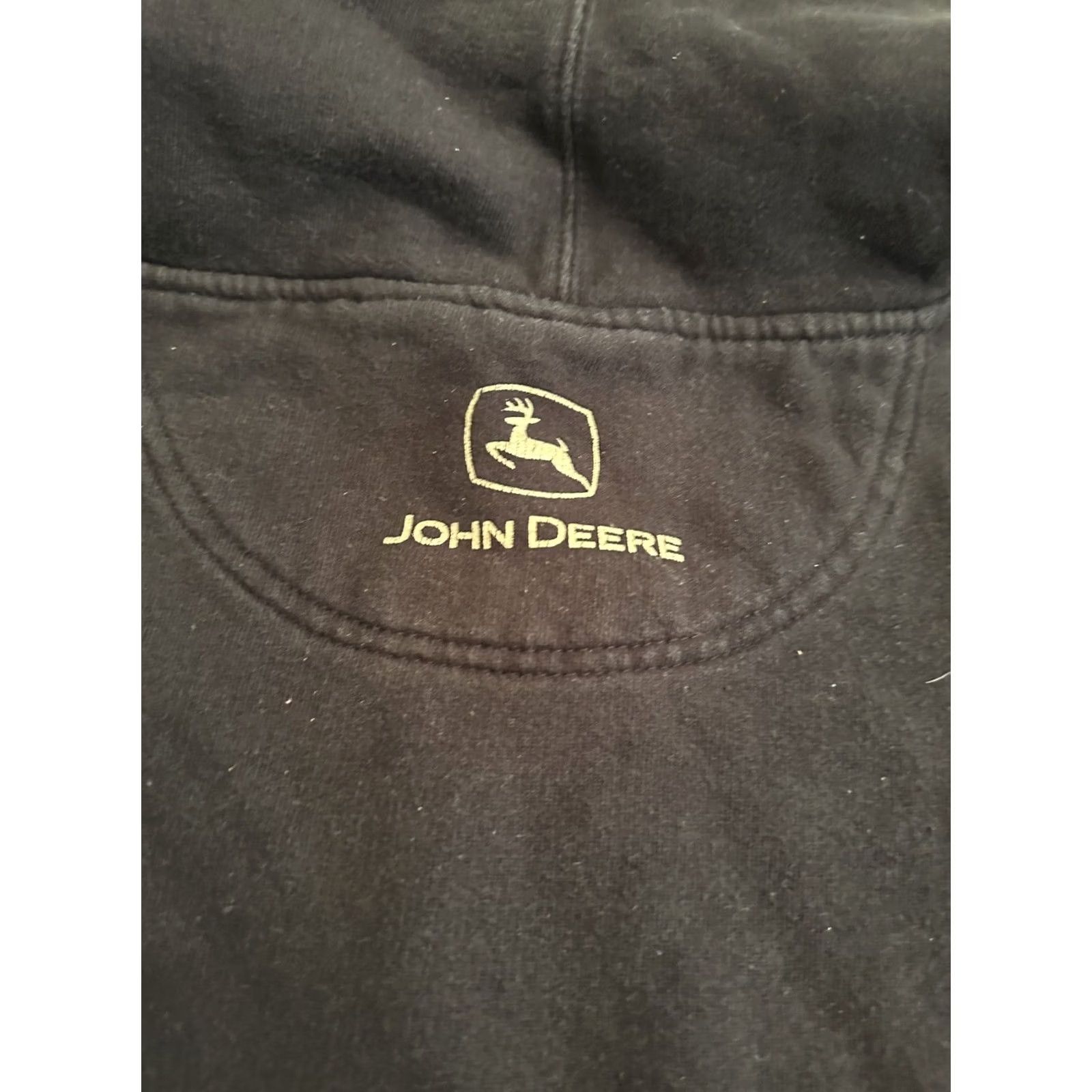 John Deere John Deere Equipment Hoodie Men XL Black Long Sleeve Pullover Size US XL / EU 56 / 4 - 7 Thumbnail