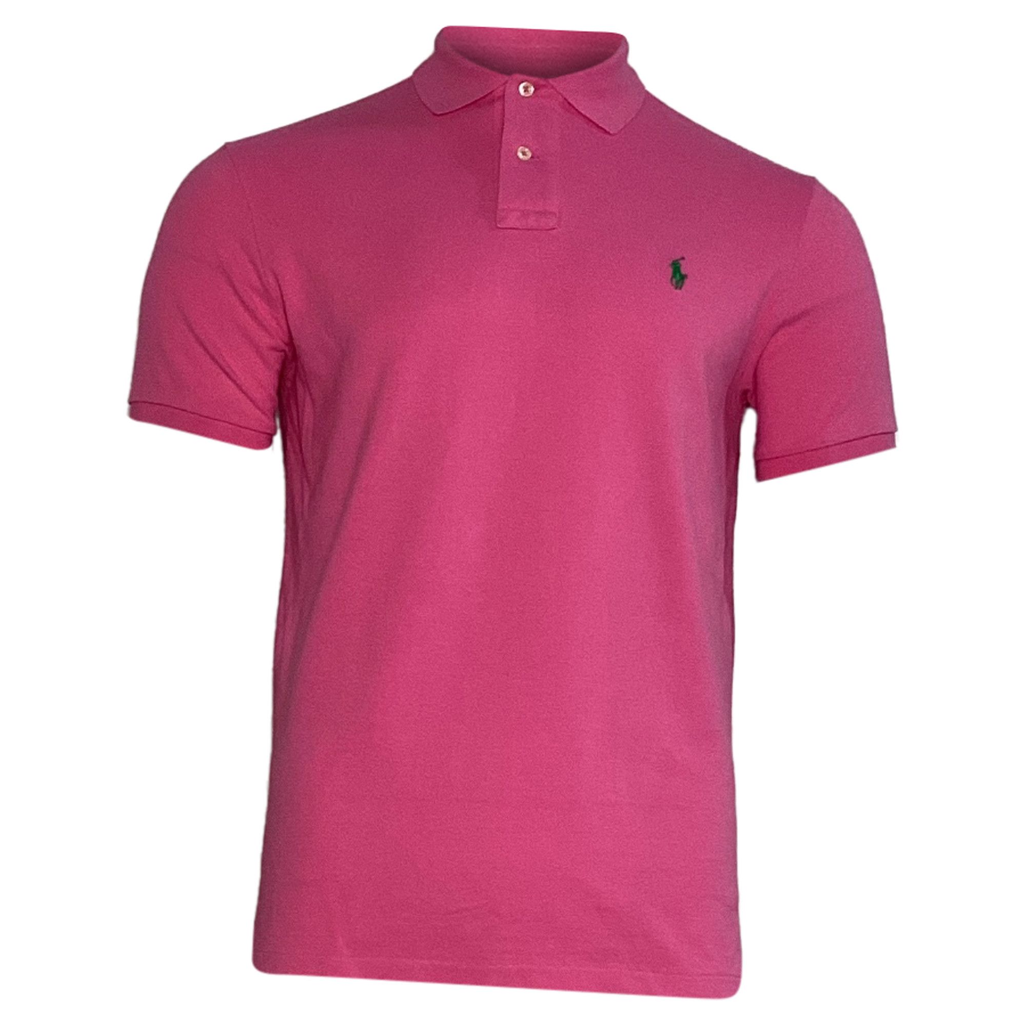 Polo Ralph Lauren Polo Ralph Lauren Embroidered Polo Shirt in Pink Cotton Size US M / EU 48-50 / 2 - 1 Thumbnail