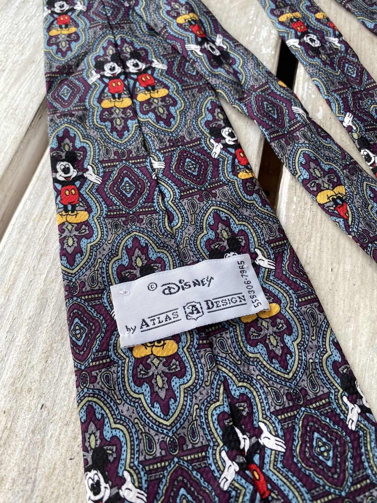 Disney × Vintage VINTAGE 80s 90s Mickey Mouse Logo DISNEY TIE Size ONE SIZE - 9 Thumbnail