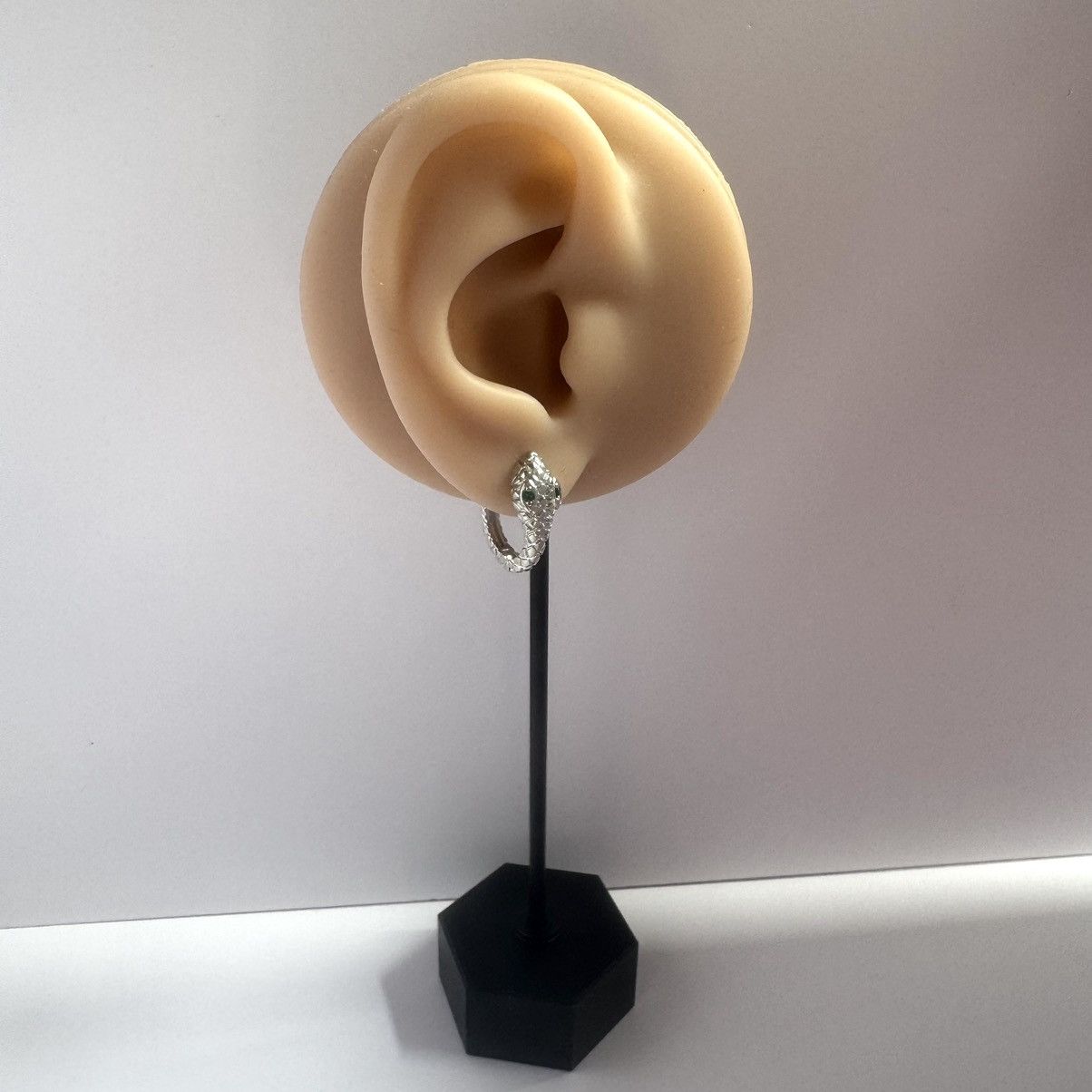 Other Snake Small Hoop Earrings for Men Women Hip Hop Unisex Style Size ONE SIZE - 5 Thumbnail