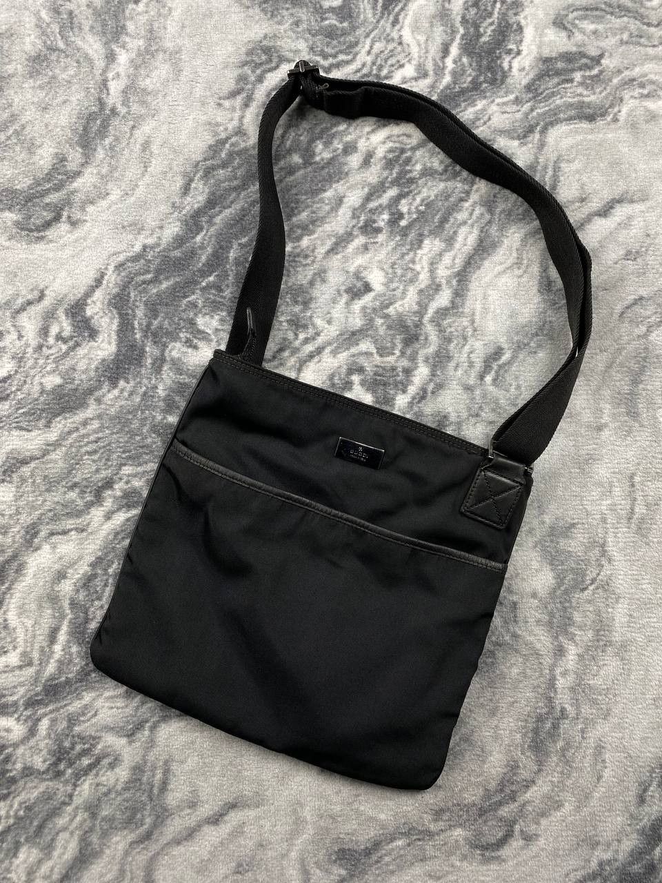 Gucci Gucci Nylon Messenger Bag Men Black Size ONE SIZE - 1 Thumbnail