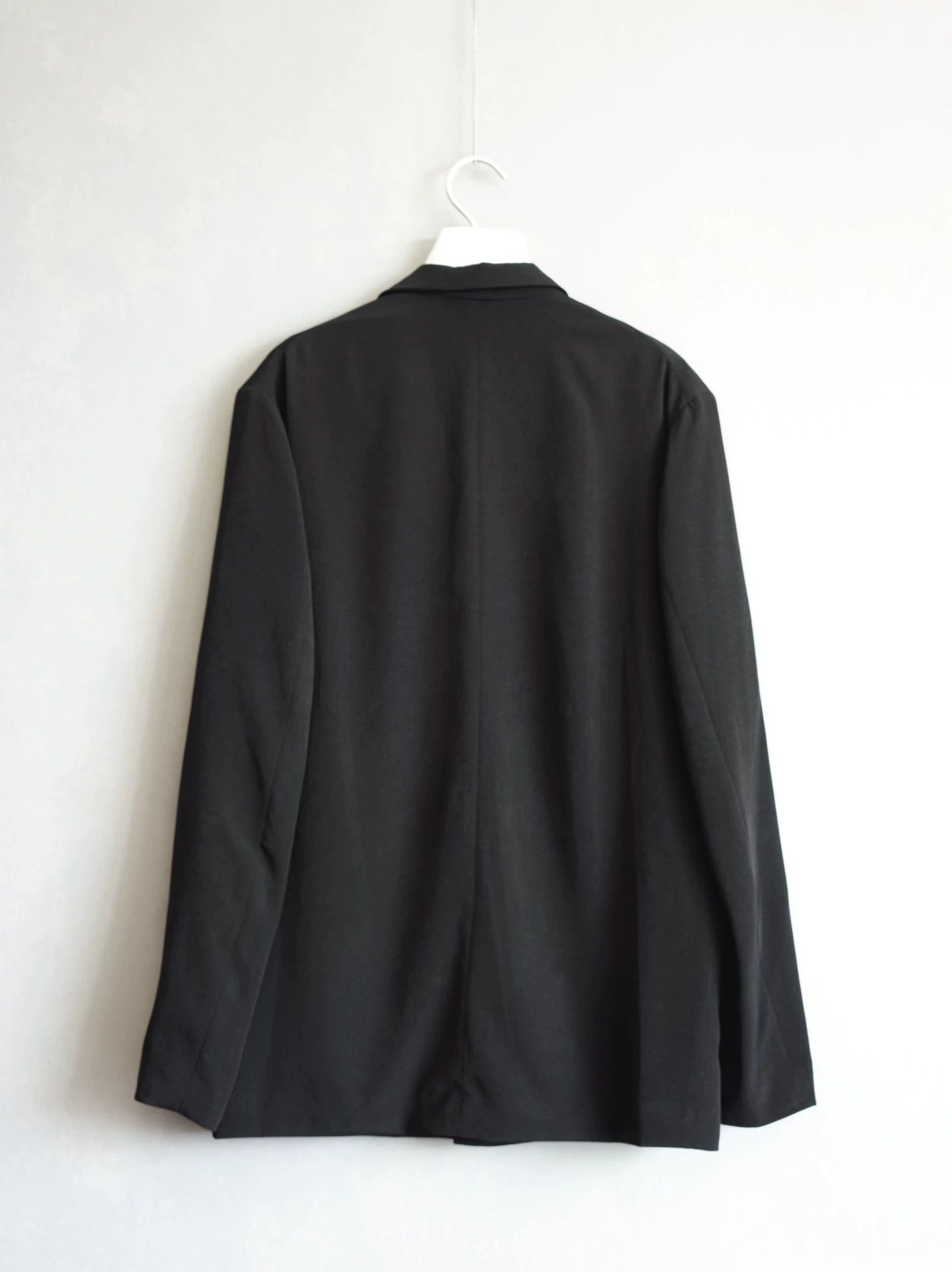 Yohji Yamamoto Yohji Yamamoto 24SS Triacetate 6B Black Jacket Size US L / EU 52-54 / 3 - 4 Thumbnail