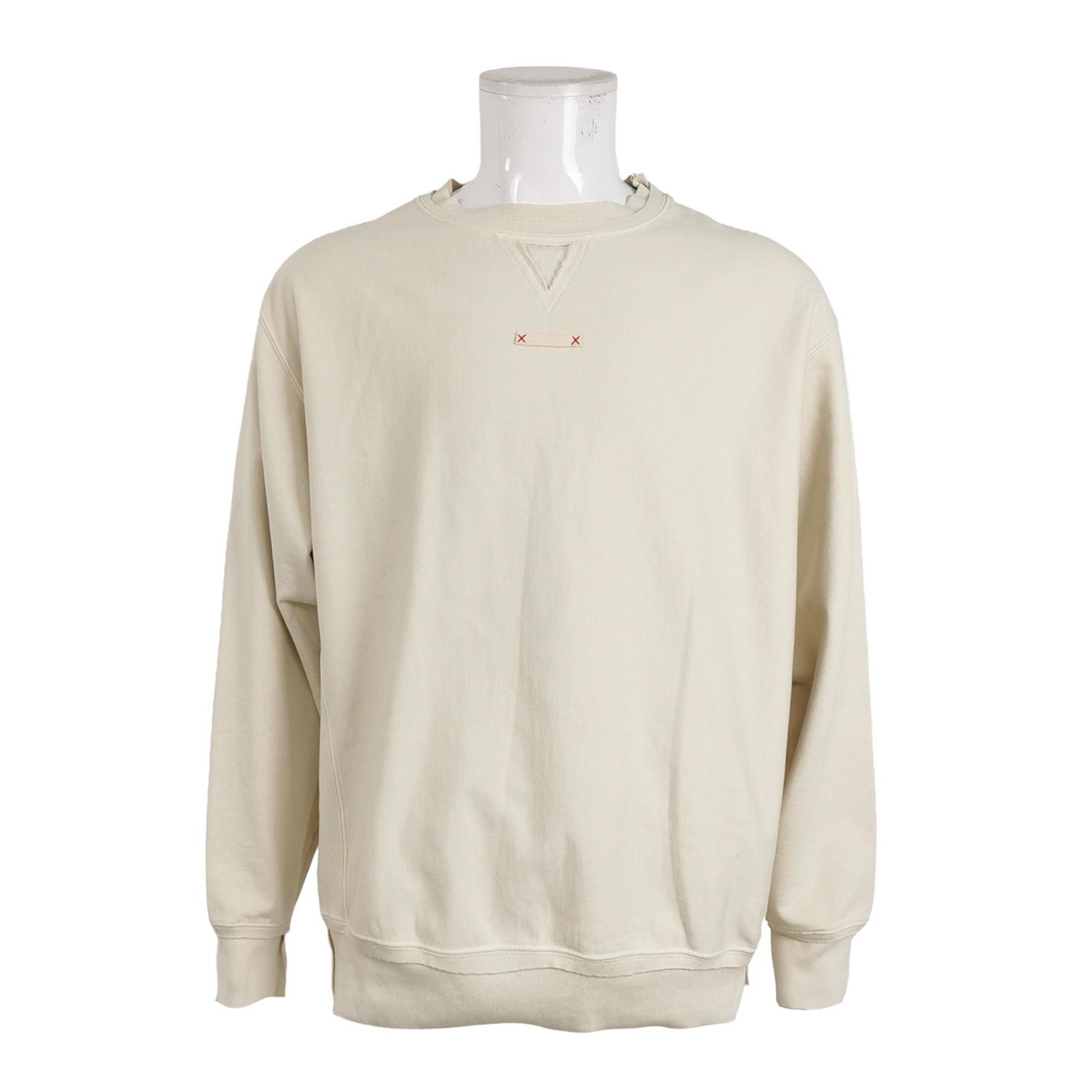 Maison Margiela Maison Margiela Cotton Crewneck Long-Sleeve Sweatshirt L Size US L / EU 52-54 / 3 - 1 Thumbnail