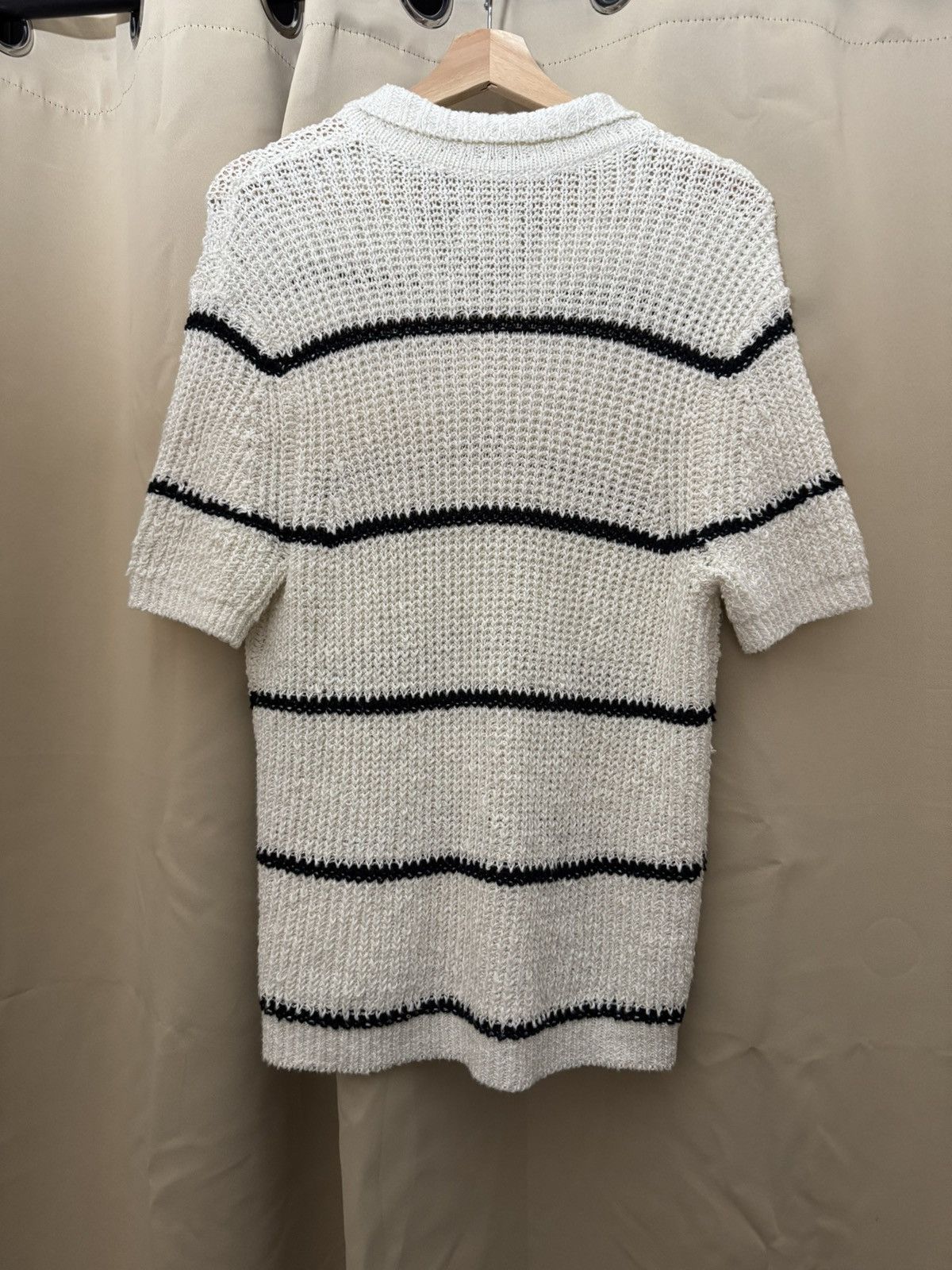 Aime Leon Dore Striped Shaker Stitch Polo | Grailed