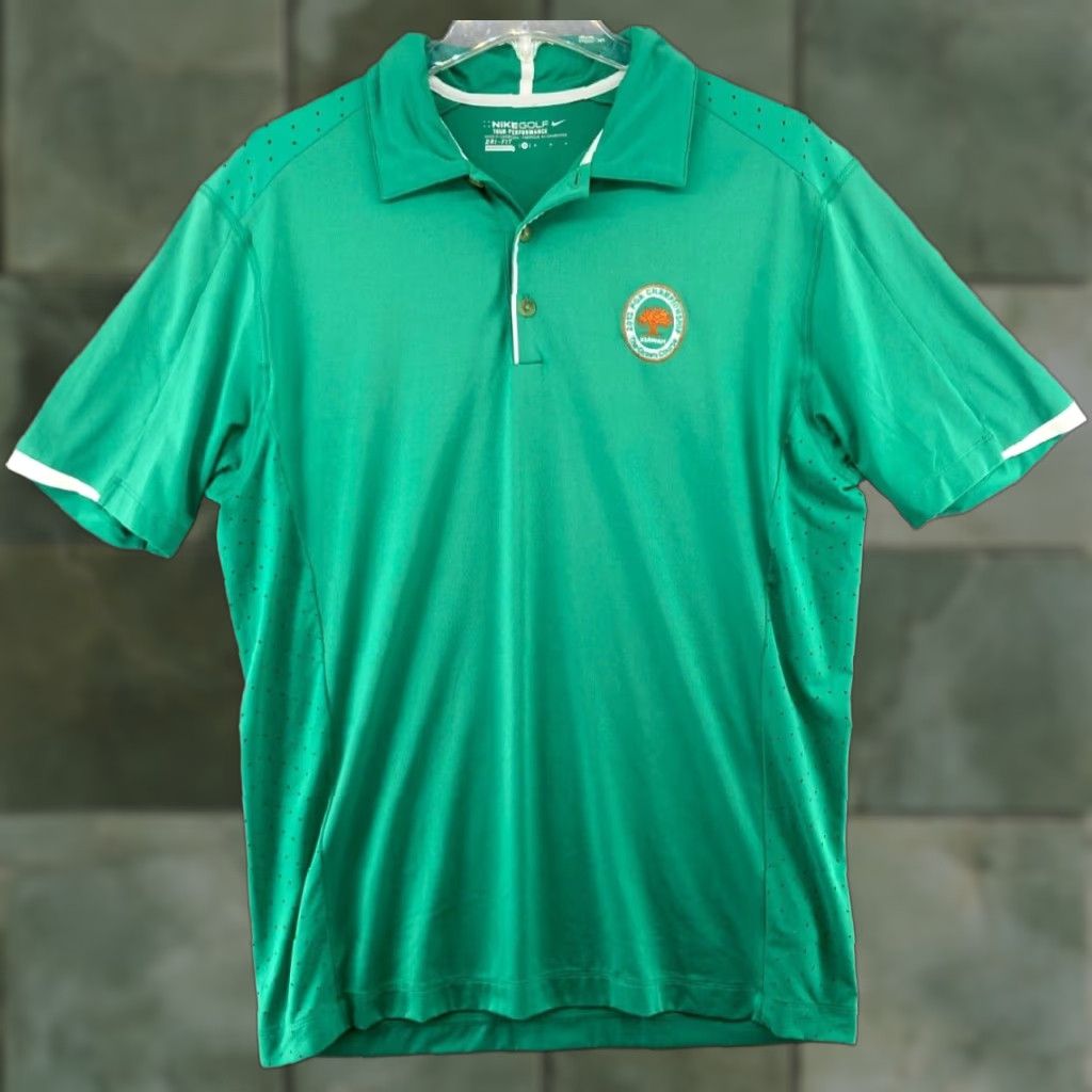 Nike Nike Golf Mens Polo M Green Nike Dri-Fit Tour Performance Size US M / EU 48-50 / 2 - 1 Thumbnail