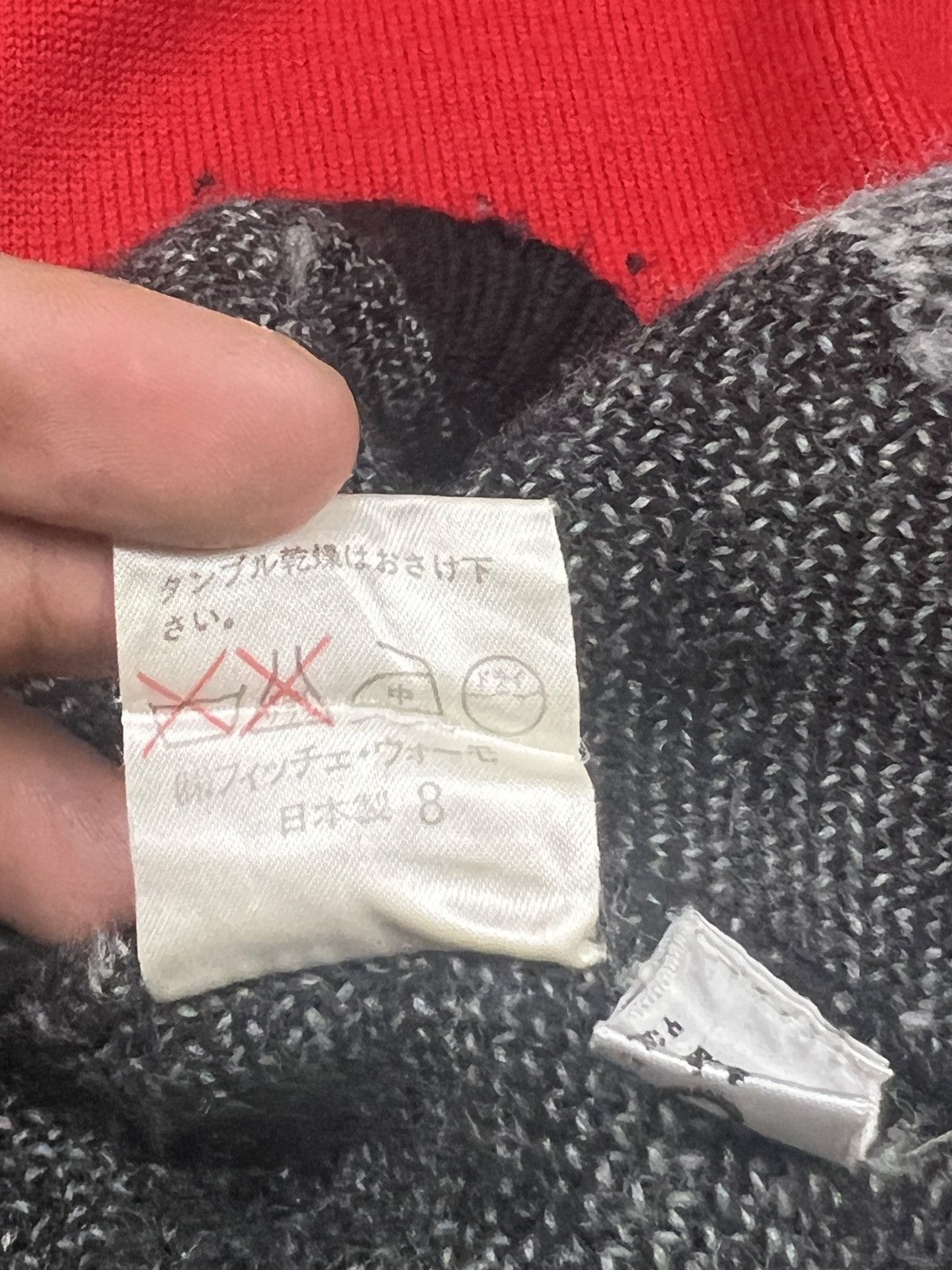 Yoshiyuki Konishi Ficce By Yoshiyuki Konishi ‘Devil Pitchfork” Knit Sweater Size US M / EU 48-50 / 2 - 14 Thumbnail
