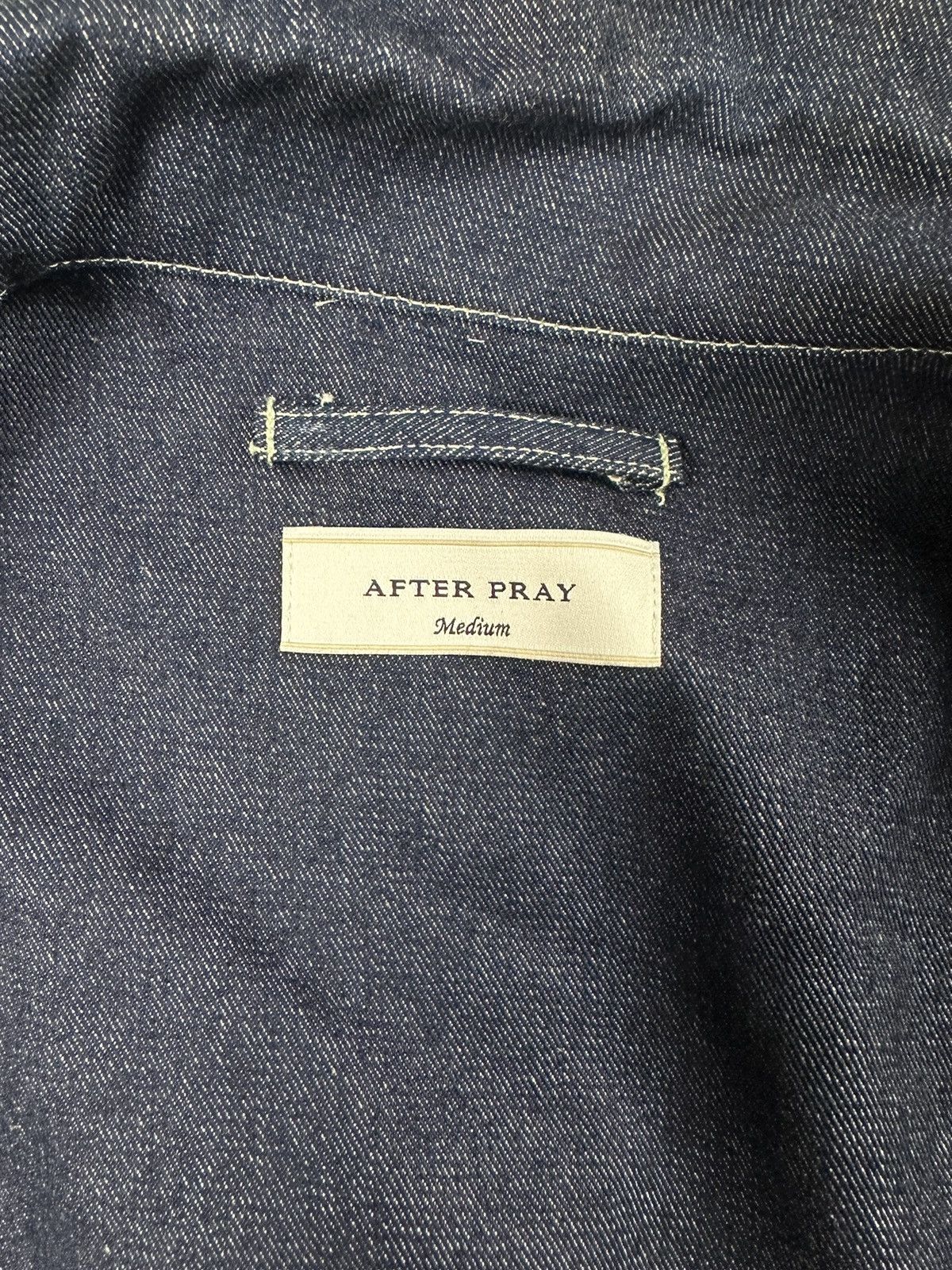 Designer After Pray Denim Jacket Size US M / EU 48-50 / 2 - 10 Thumbnail