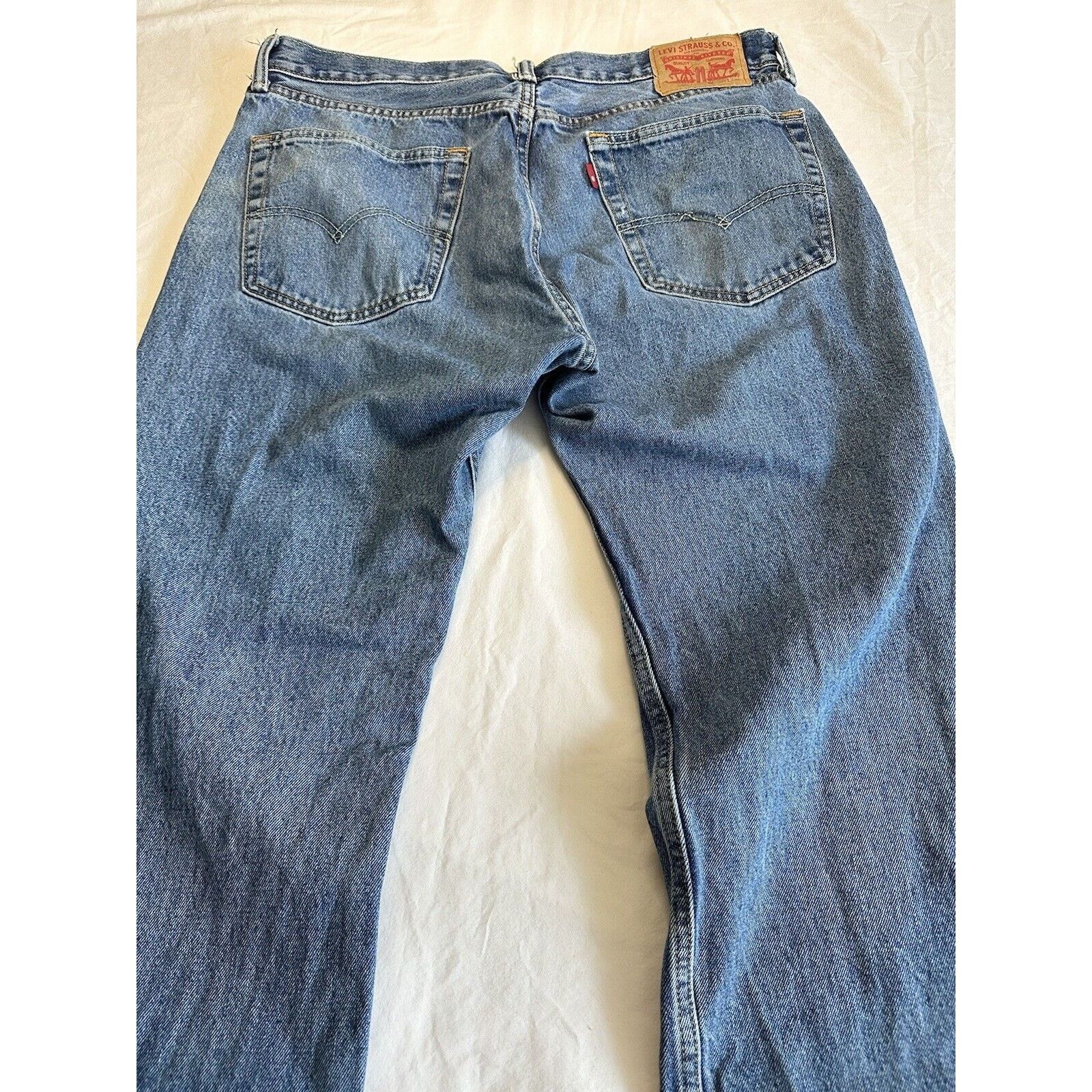 Levi's Levis 505 Blue Jeans 36x30 Straight Leg retro Normcore Size US 36 / EU 52 - 15 Thumbnail