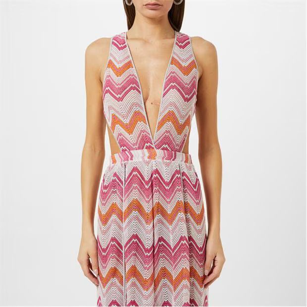 Missoni o1g2r1mq1124 Jumpsuit in Multicolor Size 27" / US 4 / IT 40 - 6 Thumbnail