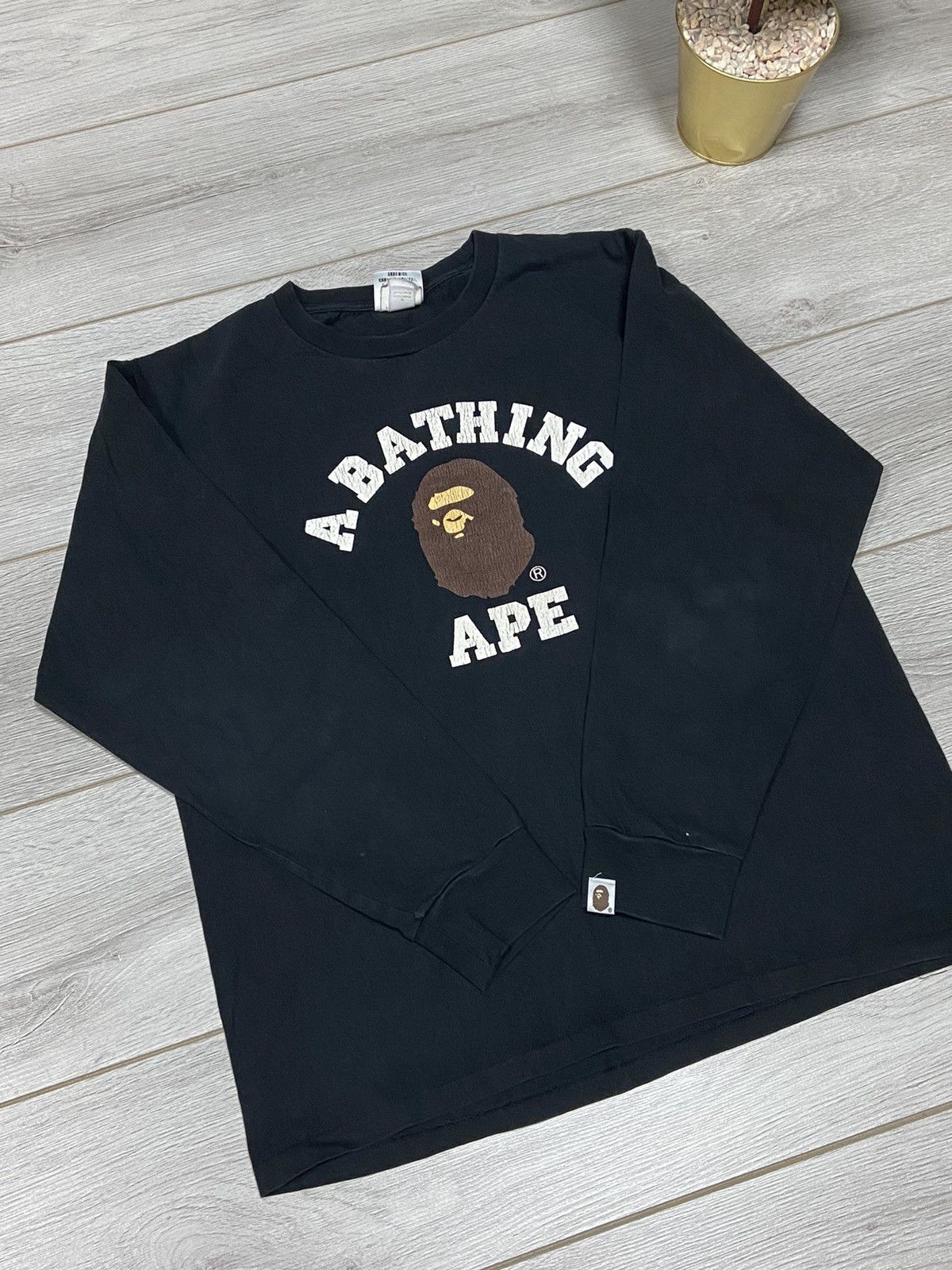 Bape Bape long sleeve ape head Size US L / EU 52-54 / 3 - 4 Thumbnail