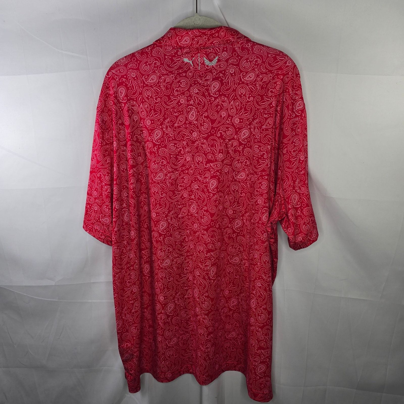Puma Puma X Volition Red Paisley Bandana Polo Shirt Size XL Size US XL / EU 56 / 4 - 7 Thumbnail