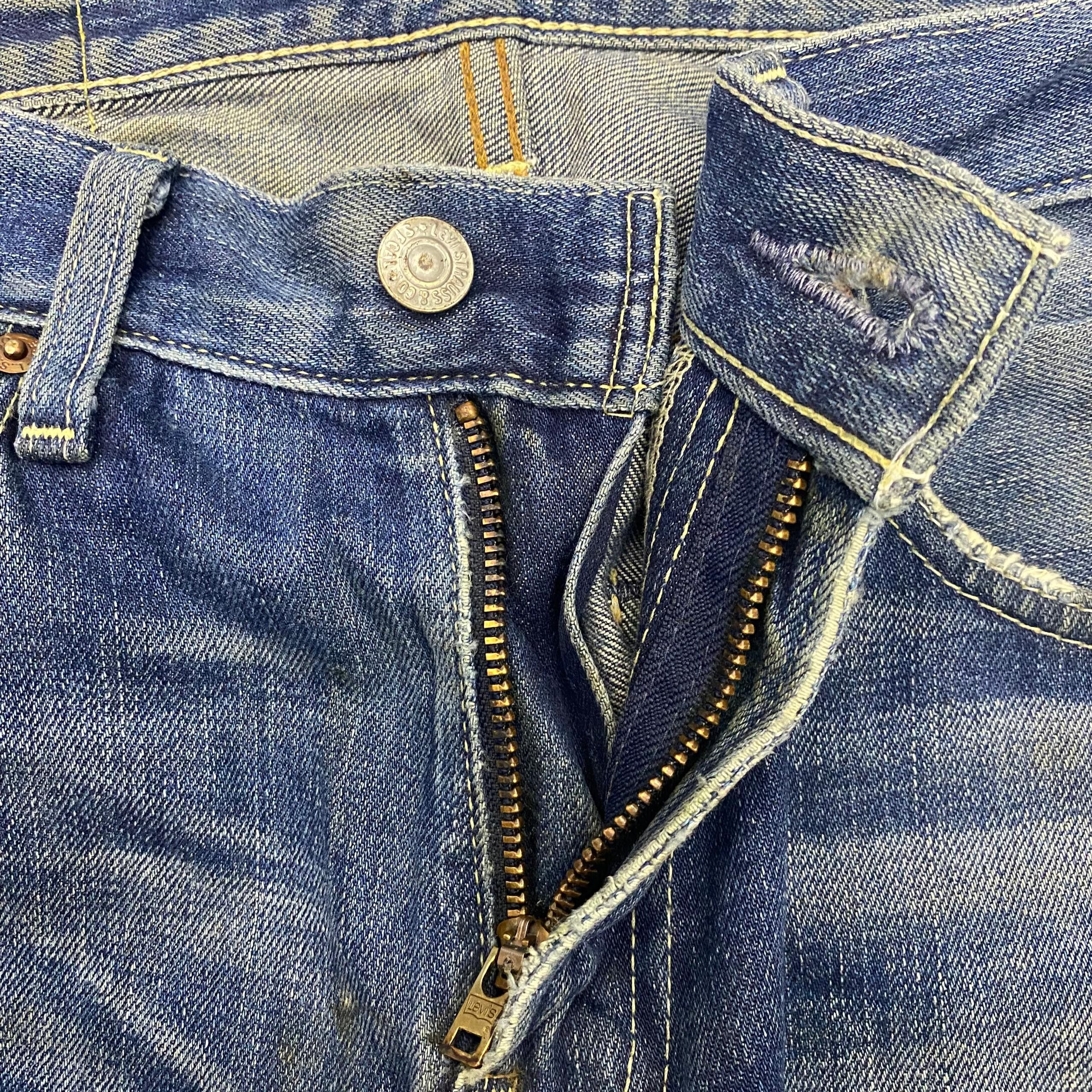 Levi's Vintage Levis 503 Distressed Denim Kurt Cobain Style Size US 30 / EU 46 - 11 Thumbnail