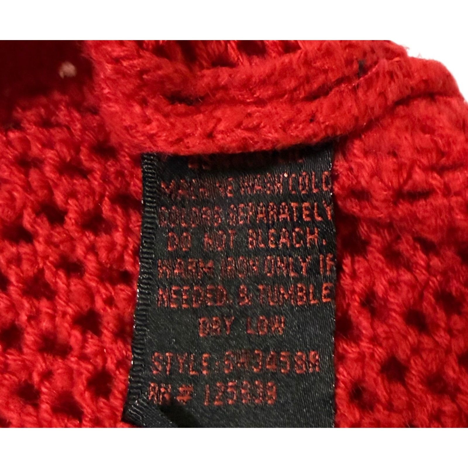 Other Yoki Numbers Open Knit Sweater Red Womens M Stretch Long Sle Size M / US 6-8 / IT 42-44 - 6 Thumbnail
