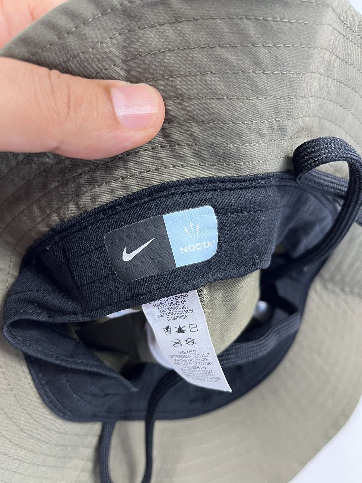 Drake × Nike Nocta khaki bucket hat Size ONE SIZE - 12 Thumbnail