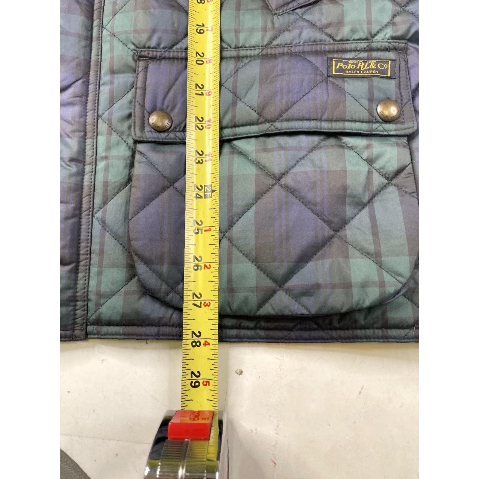 Polo Ralph Lauren Polo Ralph Lauren Blackwatch Plaid Quilted Vest Jacket Men’s Large Equestrian Size US L / EU 52-54 / 3 - 5 Thumbnail