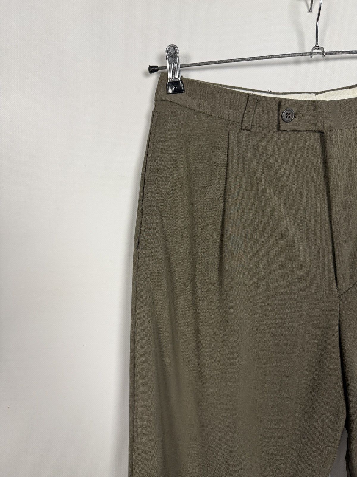 Yves Saint Laurent Yves Saint Laurent Wool Pants Chino Trousers YSL Vintage S48 Size US 32 / EU 48 - 3 Thumbnail