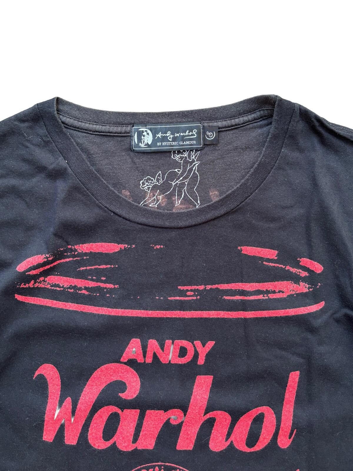 Hysteric Glamour Hysteric Glamour Andy Warhol T-Shirt Black Red Small Size US S / EU 44-46 / 1 - 2 Thumbnail
