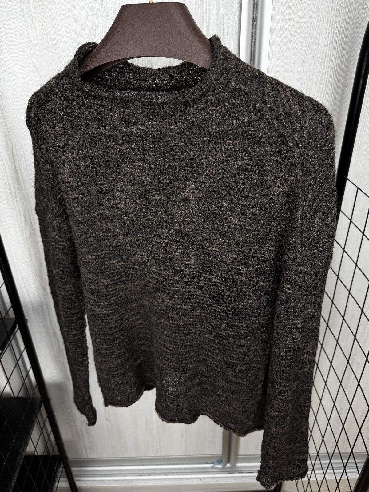 Transit Transit Par-such brown oversized avant garde knitted sweater Size M / US 6-8 / IT 42-44 - 7 Thumbnail