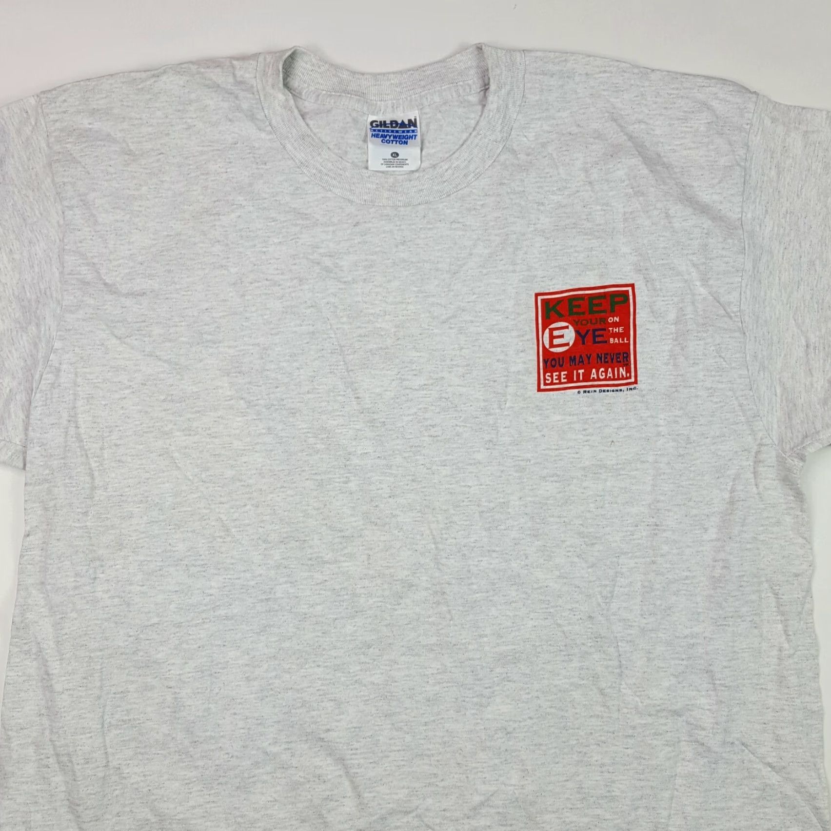 Gildan VINTAGE Gildan T-Shirt Men's XL Gray Golf Trick Shots 90s Y2K Short Sleeve Crew Neck Graphic Print Shirt Mens Size US XL / EU 56 / 4 - 2 Thumbnail