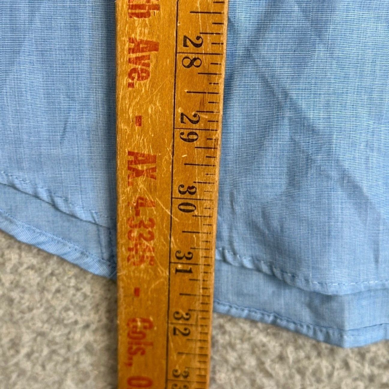 Calvin Klein Calvin Klein Shirt Mens 2XL Light Blue Button Up Roll Tab Long Sleeve Pocket Size US XXL / EU 58 / 5 - 7 Thumbnail