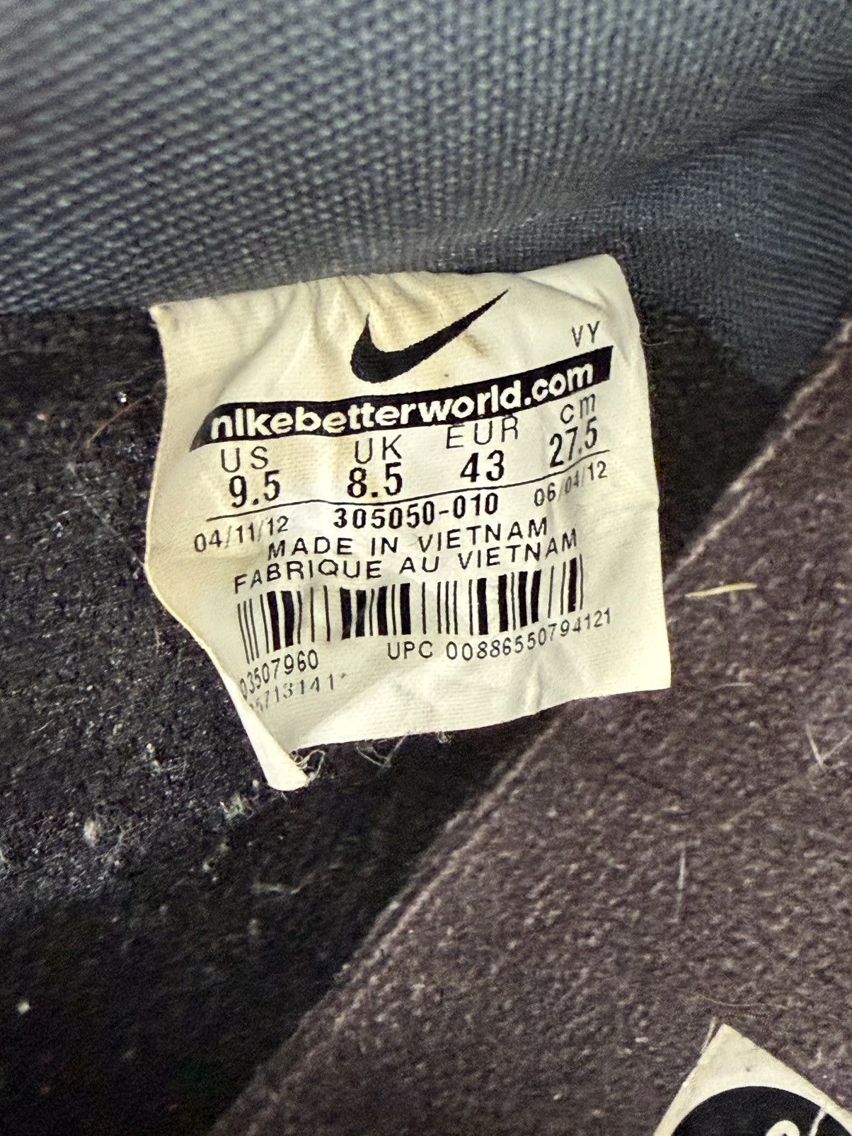 Nike Nike SB Dunk High Classic Charcoal Tar Size 9.5 (2012) Size US 9.5 / EU 42-43 - 10 Thumbnail