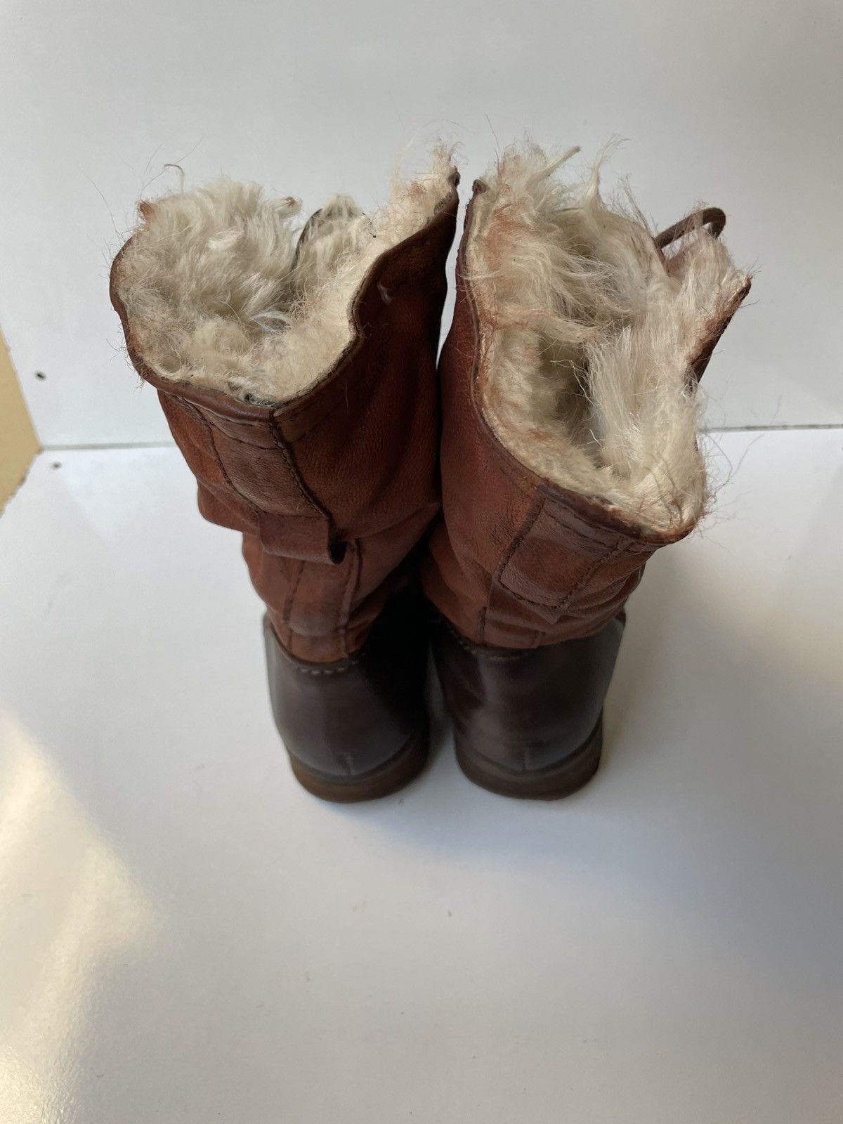 A.S.98 A.S.98 Airstep Fur Leather Brown Boots EUR 41 / USA 9.5-10 Size US 10 / IT 40 - 12 Thumbnail