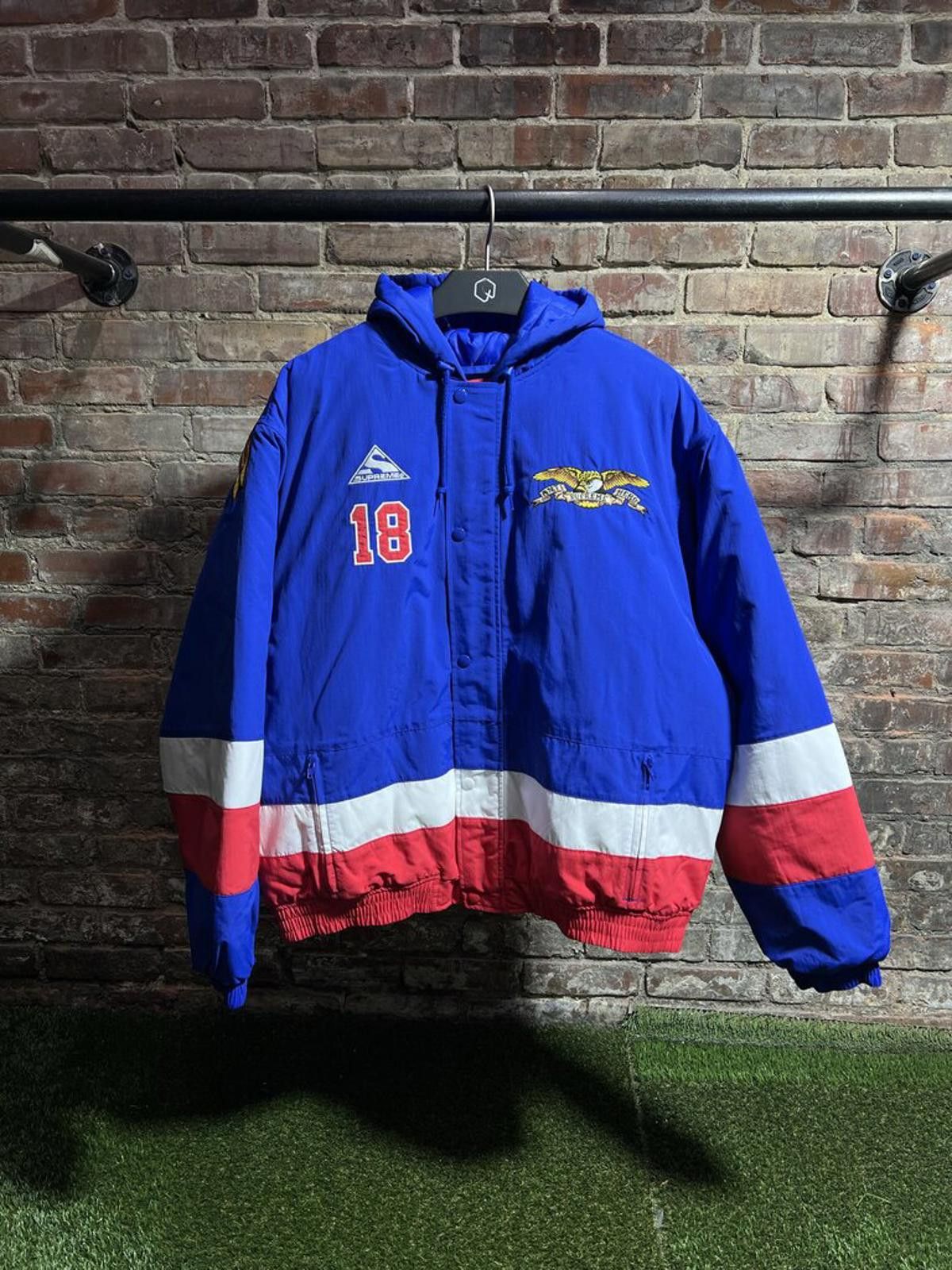 Supreme Supreme Anti-Hero Blue Jacket Sz. XL Size ONE SIZE - 1 Thumbnail