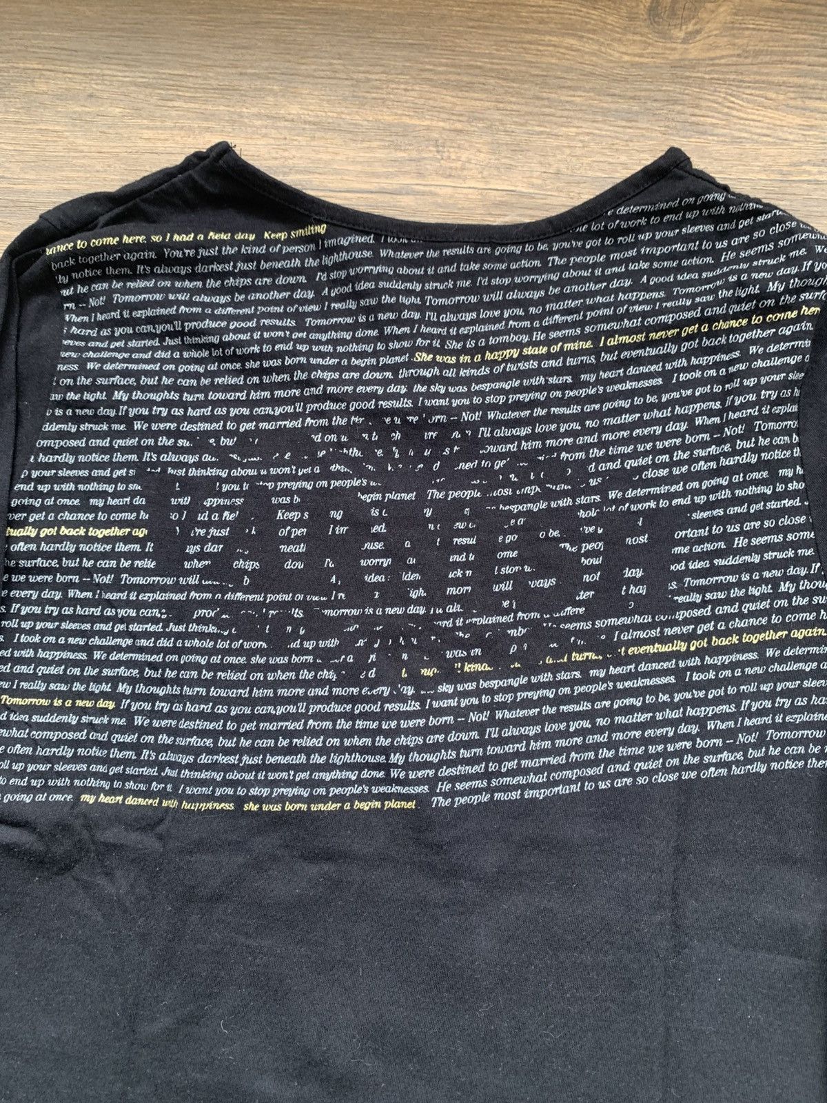 Le Grande Bleu (L.G.B.) 2000s japanese archive glowing praise poem longsleeve tee Size US L / EU 52-54 / 3 - 7 Thumbnail