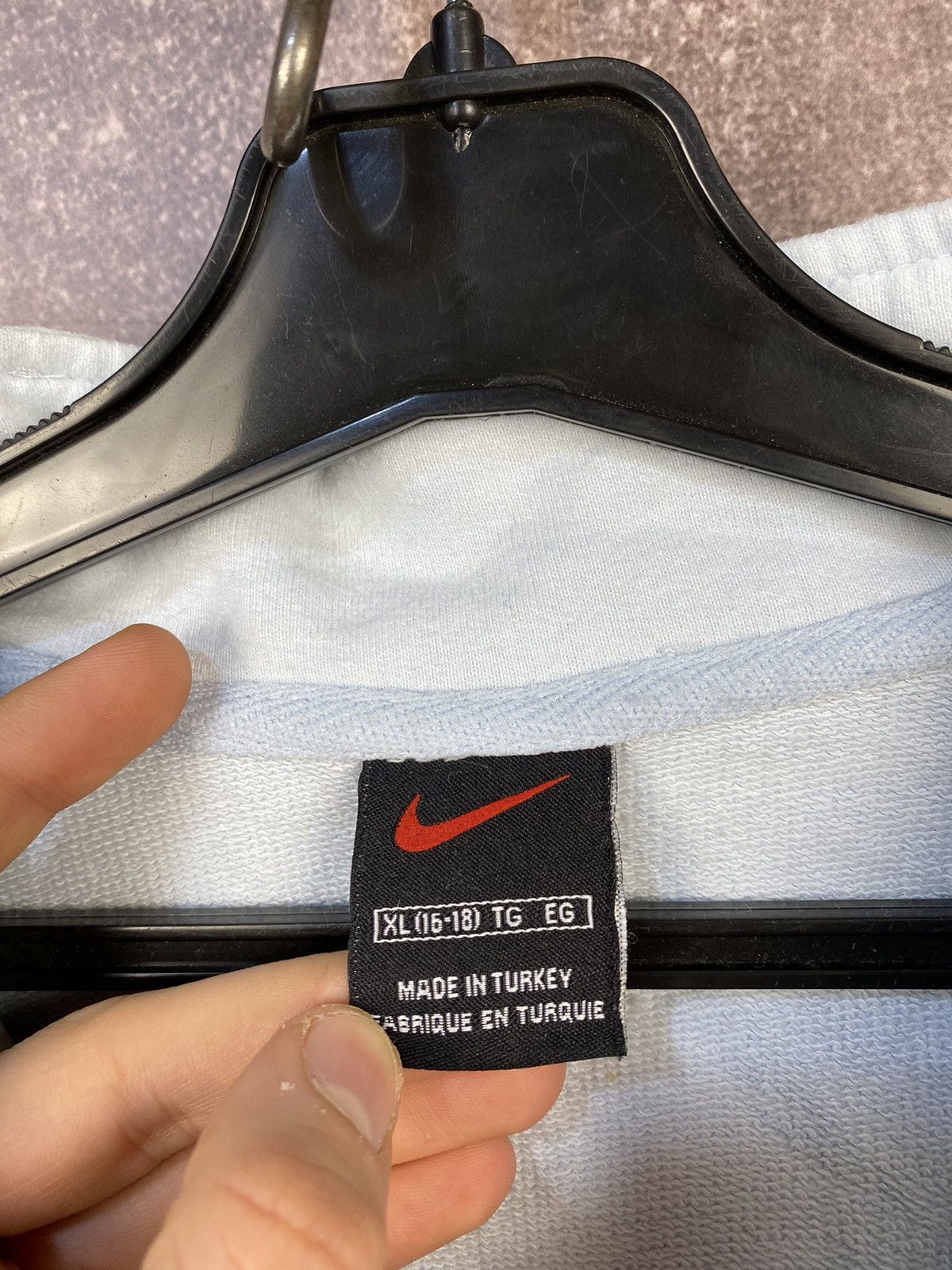 Nike × Vintage Vintage 1/4 zip sweatshirt rare nike logo Size US M / EU 48-50 / 2 - 5 Thumbnail